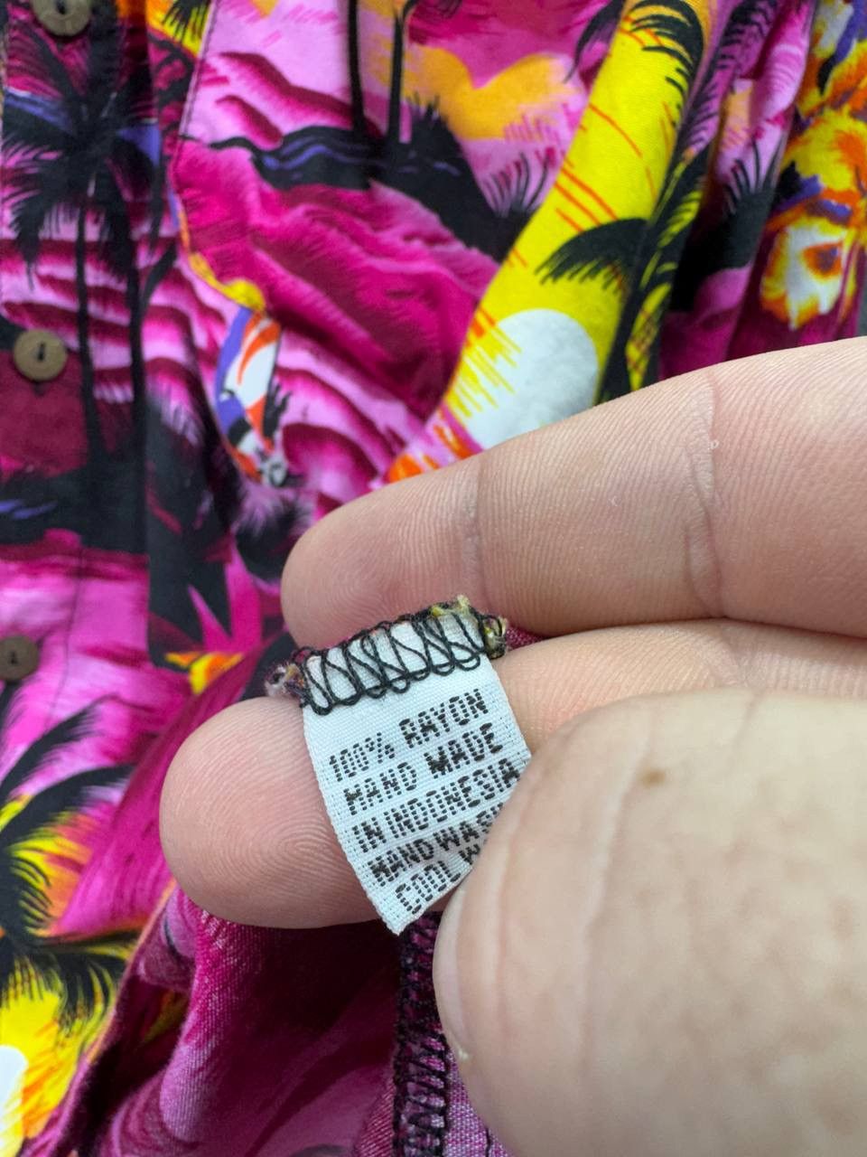Other Double Duck Hawaiian Shirt Tropical Rayon Mens Button Up Size US L / EU 52-54 / 3 - 10 Thumbnail