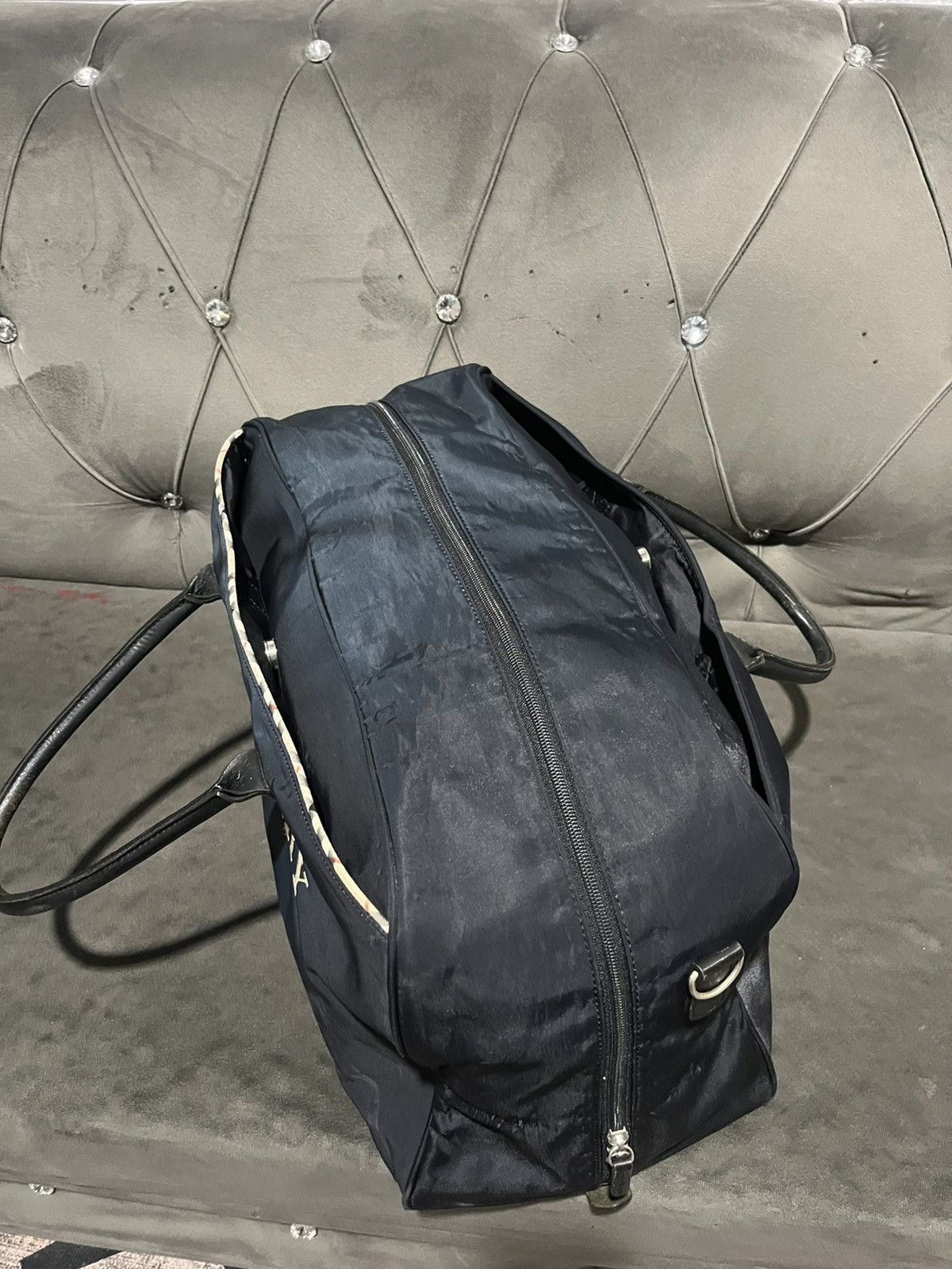Burberry Authentic Burberry Golf Boston Bag Navy Logo Plate Size ONE SIZE - 7 Thumbnail