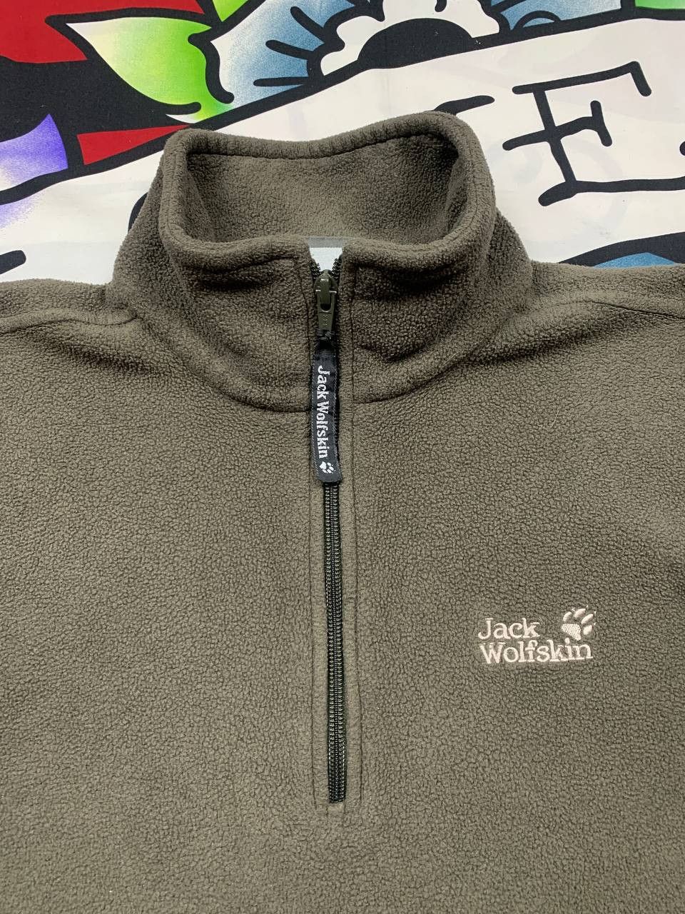 Jack Wolfskin Jack Wolfskin Nanuk big logo 1/3 zip fleece jacket Size S Size US S / EU 44-46 / 1 - 4 Thumbnail