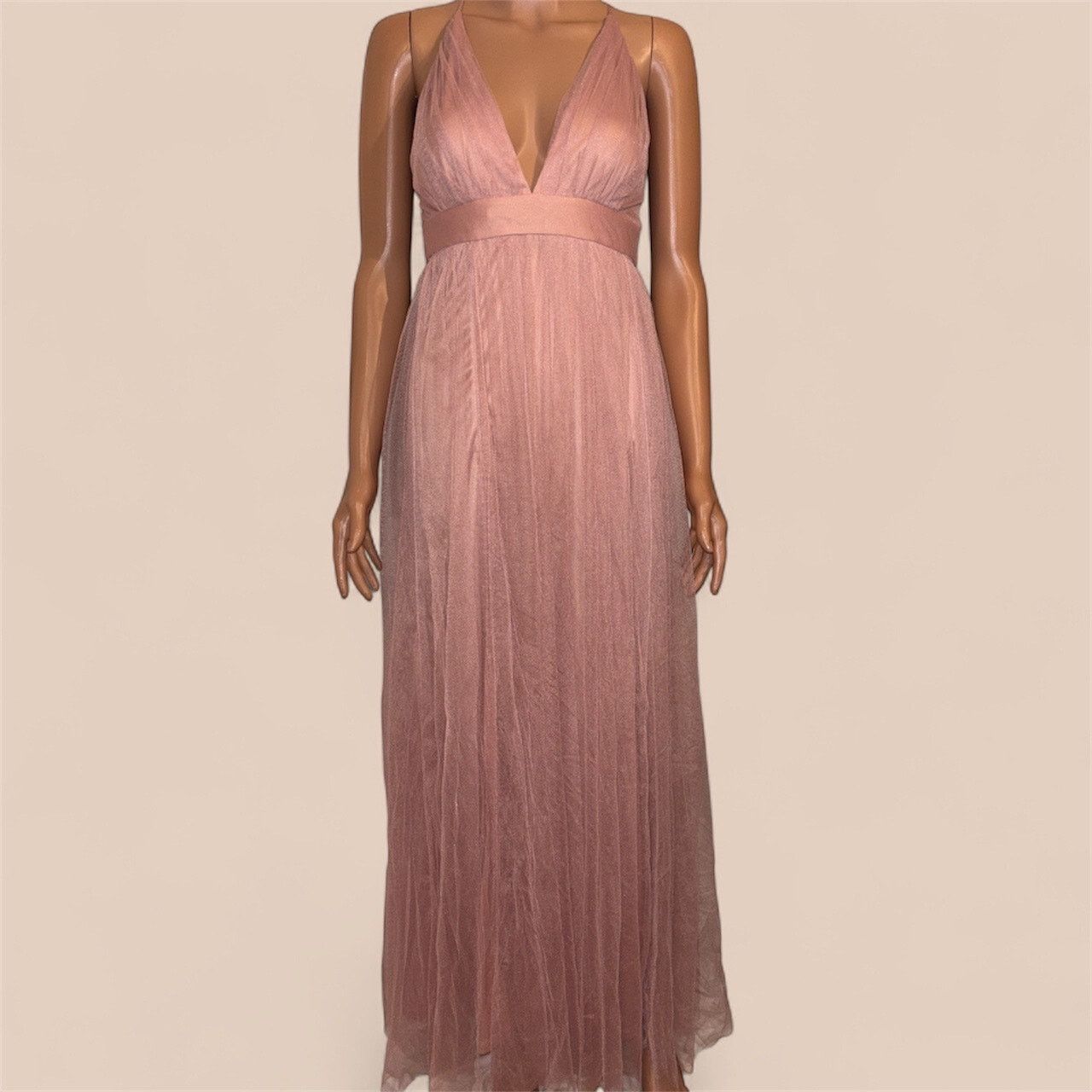 The Unbranded Brand Elisabeth Pleated Tulle Formal Dress Size Small Size S / US 4 / IT 40 - 1 Thumbnail