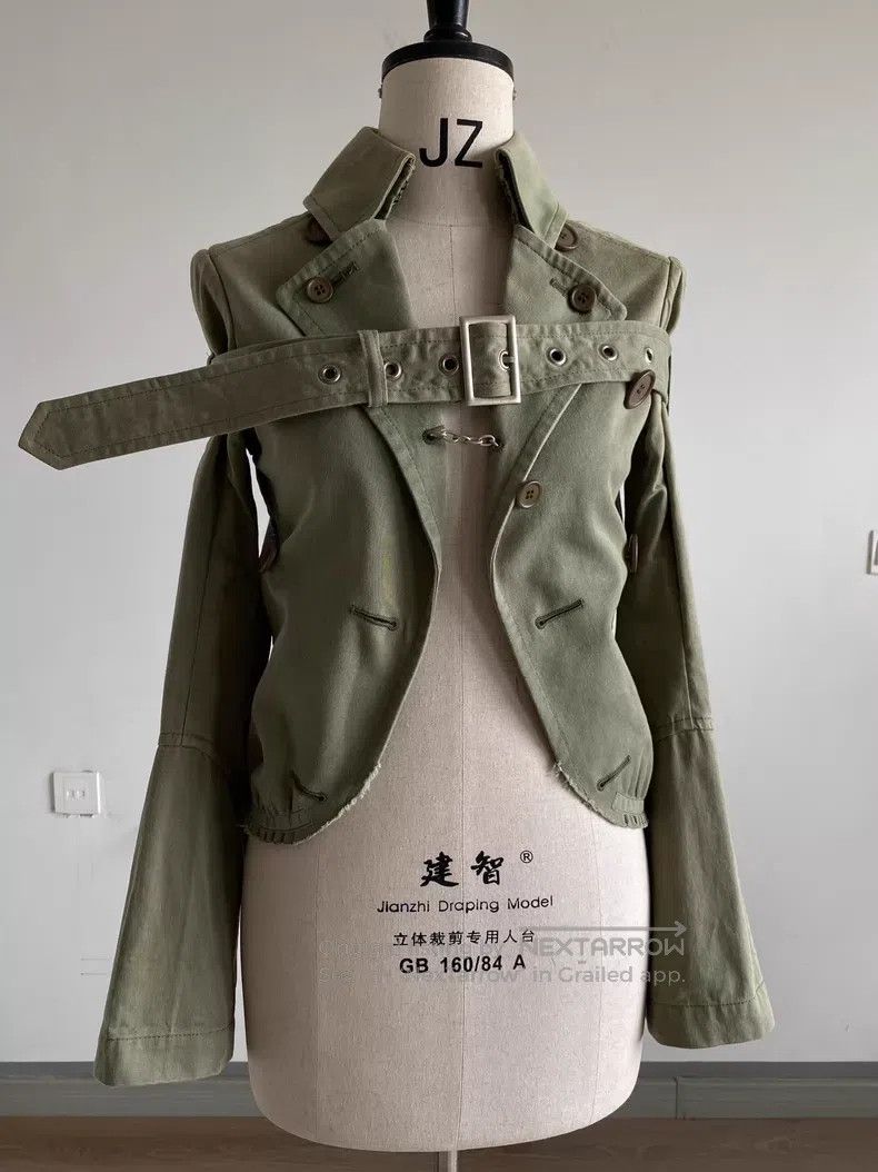 Junya Watanabe JUNYA WATANABE Tied Deconstructed Ripped Asymmetrical Mili Size XS / US 0-2 / IT 36-38 - 7 Thumbnail