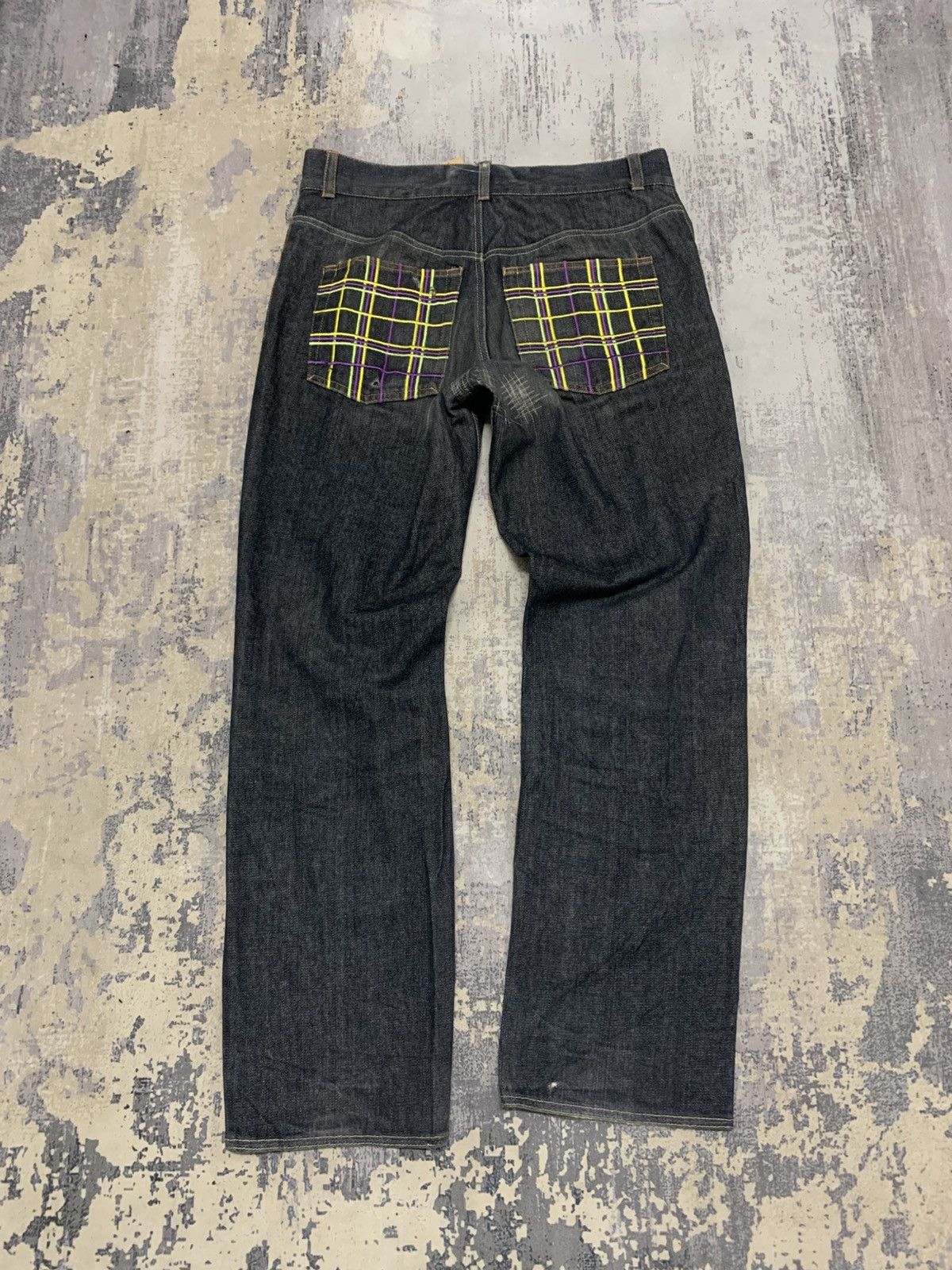 Japanese Brand Japanese Brand Octopus Army Black Loose Fit Jeans Size US 32 / EU 48 - 9 Thumbnail
