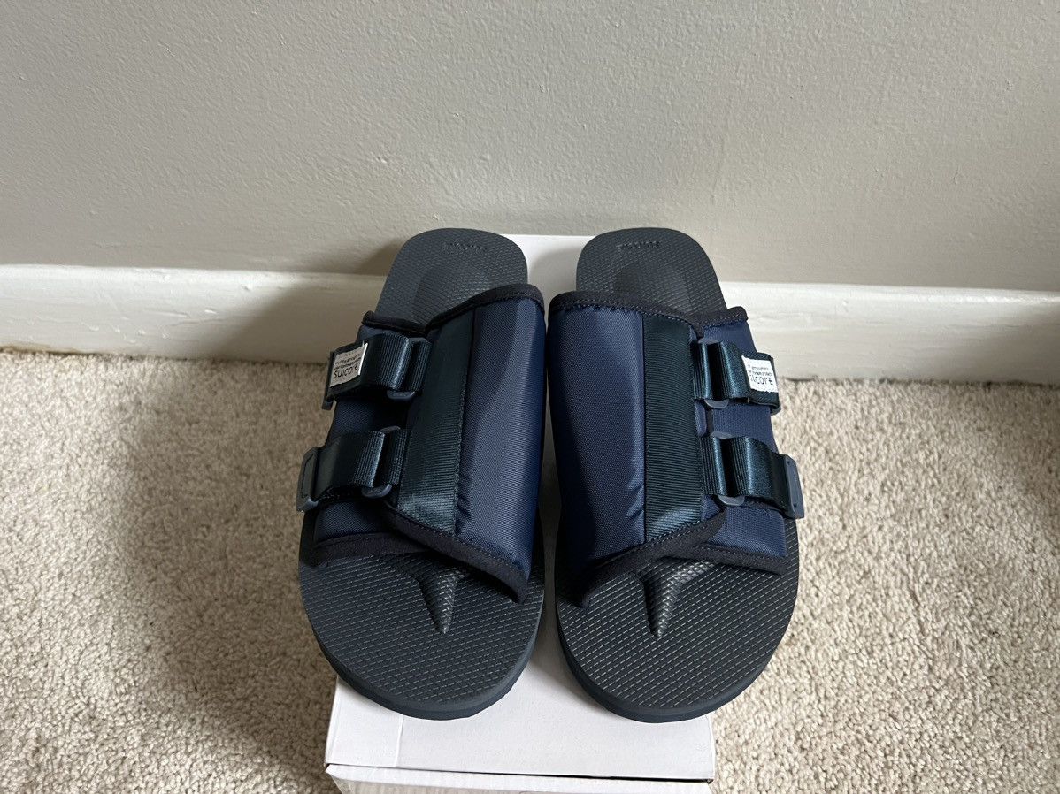 100% Authentic Brand New Suicoke KAW-Cab Navy Sandal Size 8M