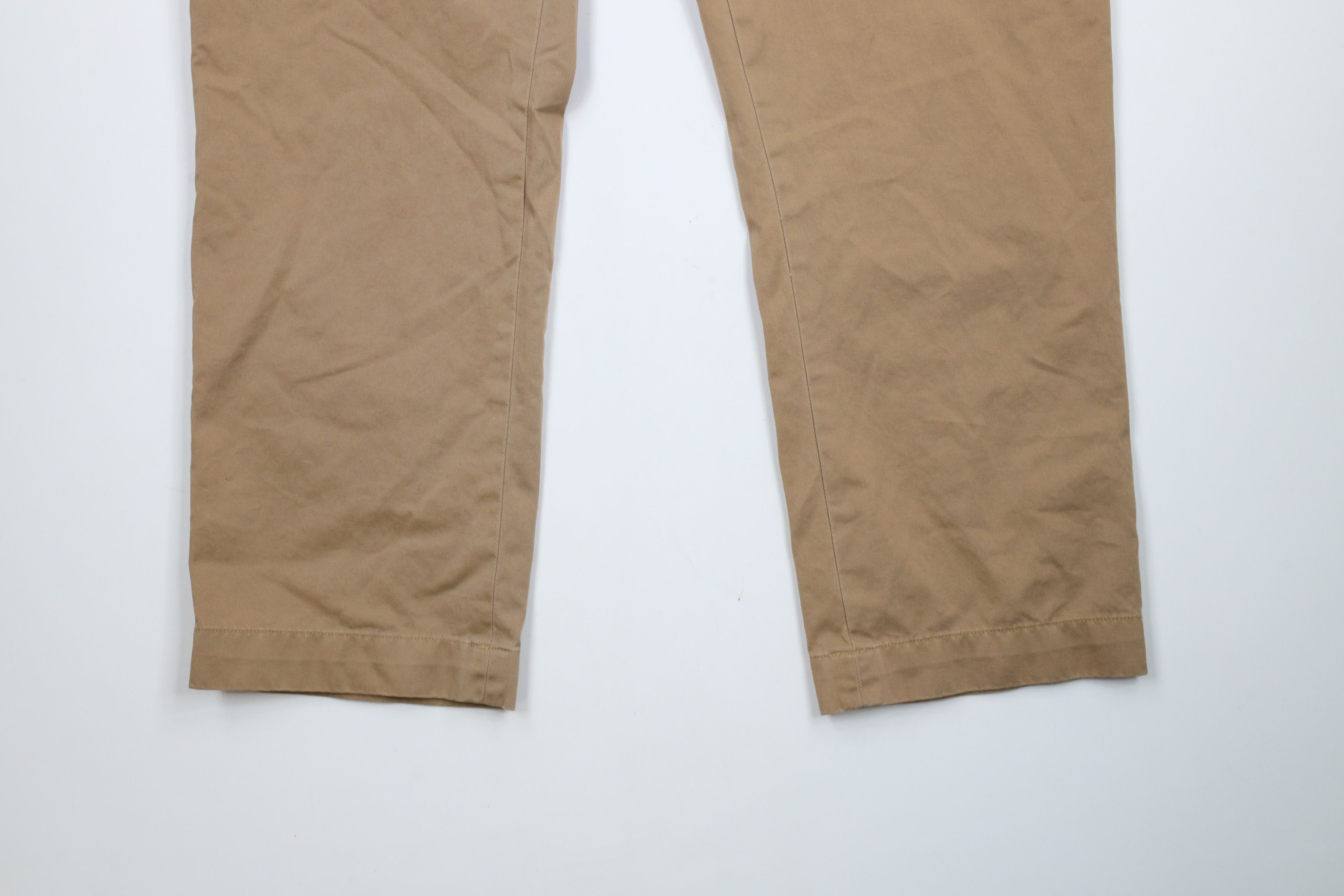 Ralph Lauren × Vintage Vintage 90s Ralph Lauren Wide Leg Cotton Chino Pants Brown Size US 40 / EU 56 - 4 Thumbnail