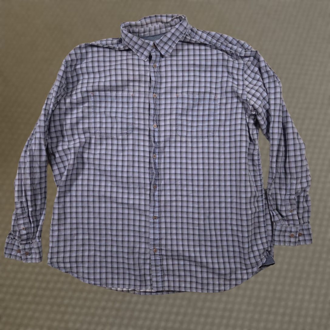 The Territory Ahead Territory Ahead Shirt Mens XLT Blue Check Button Front Long Sleeve Casual Size US XL / EU 56 / 4 - 1 Thumbnail