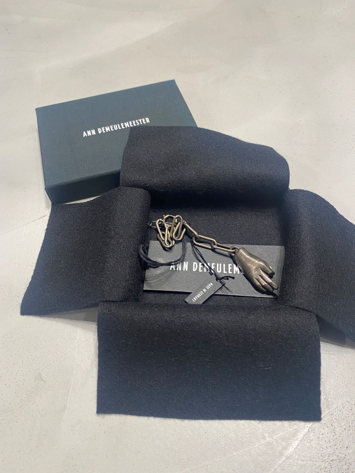 Ann Demeulemeester SILVER HAND BRACELET Size ONE SIZE - 2 Thumbnail