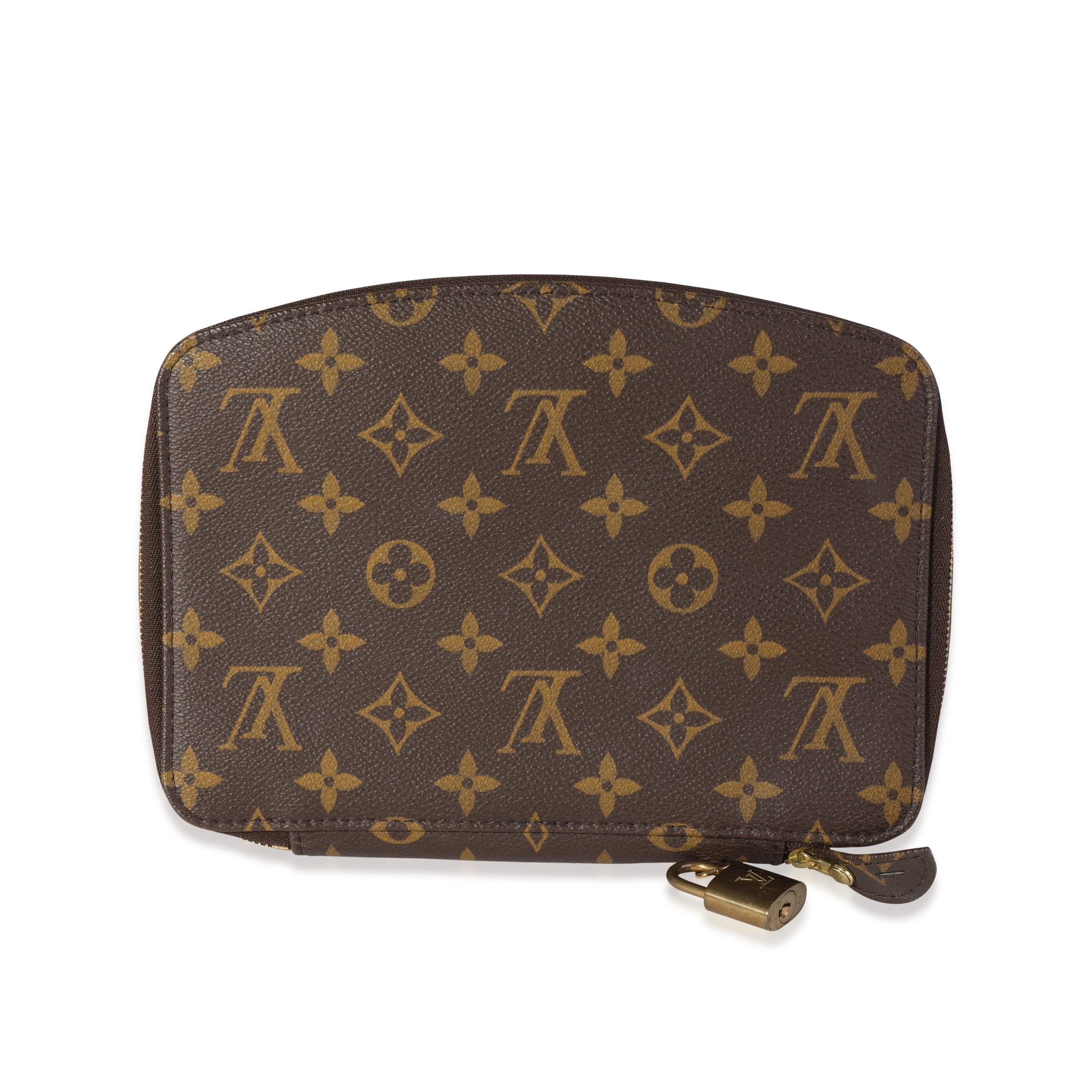 image of Louis Vuitton Monogram Canvas Monte-Carlo Jewelry Box in Brown, Women's