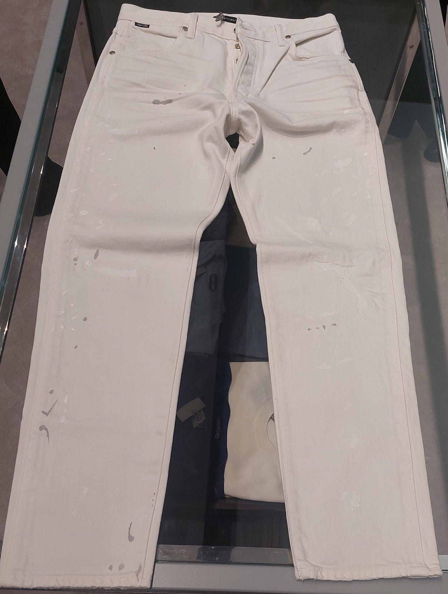 Tom Ford o1loc1c0924 DPT002 Tapered Jeans in White Size US 36 / EU 52 - 1 Thumbnail