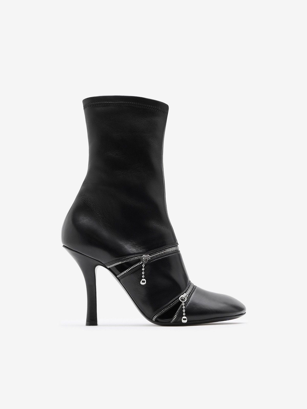 Burberry Burberry Leather Peep Boots Size US 7 / IT 37 - 1 Thumbnail