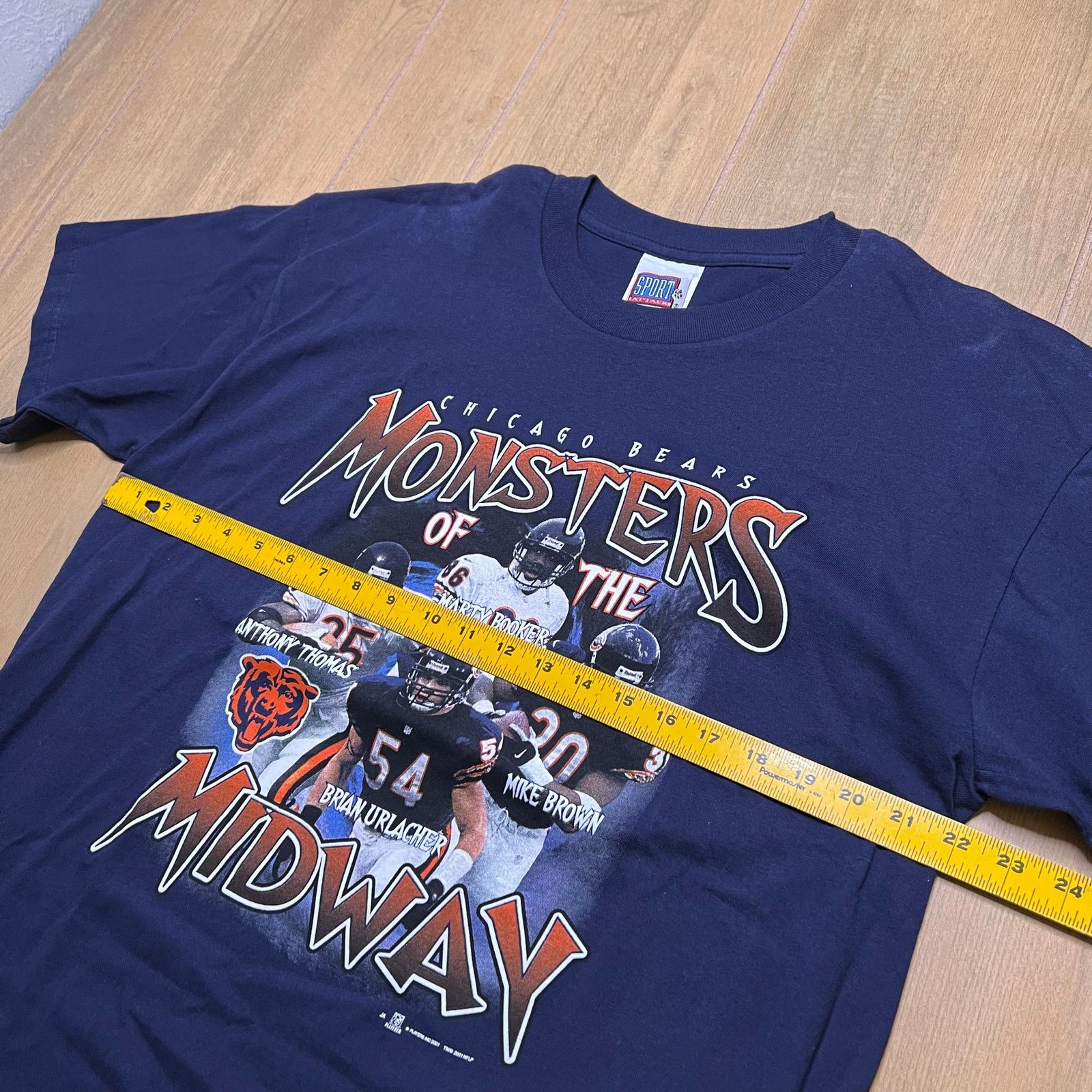 Vintage vintage 2001 Chicago Bears Monsters of the Midway T shirt L Size US L / EU 52-54 / 3 - 6 Thumbnail
