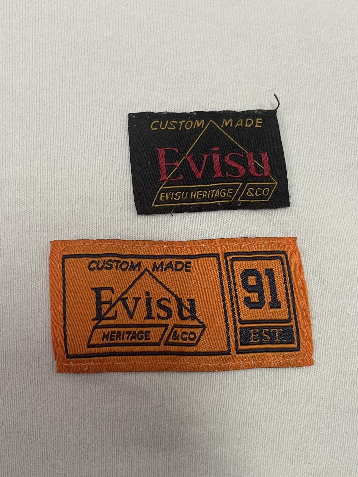 Japanese Brand Vintage Evisu Big Printed Logo Shirt Size US L / EU 52-54 / 3 - 10 Thumbnail