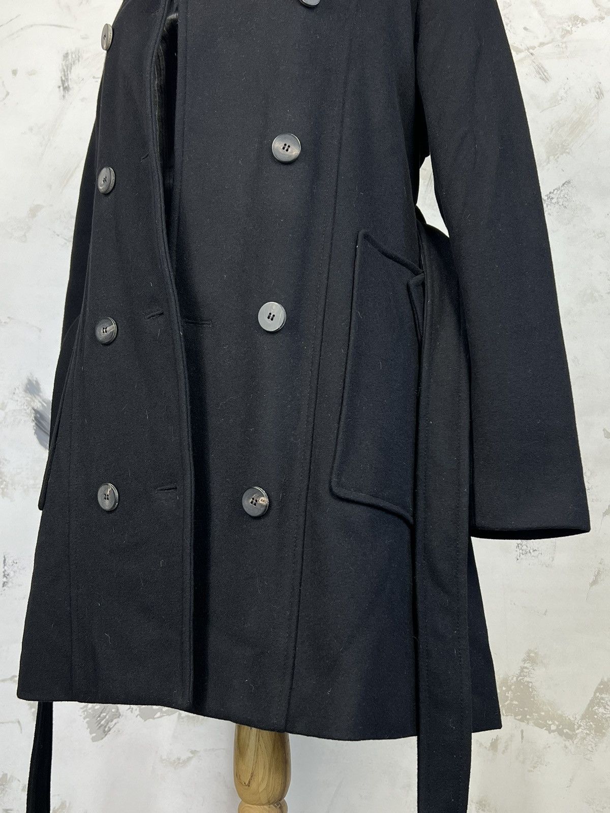 Allsaints AllSaints Wool Double Breasted Belted Coat Size 8 M - L Size M / US 6-8 / IT 42-44 - 5 Thumbnail