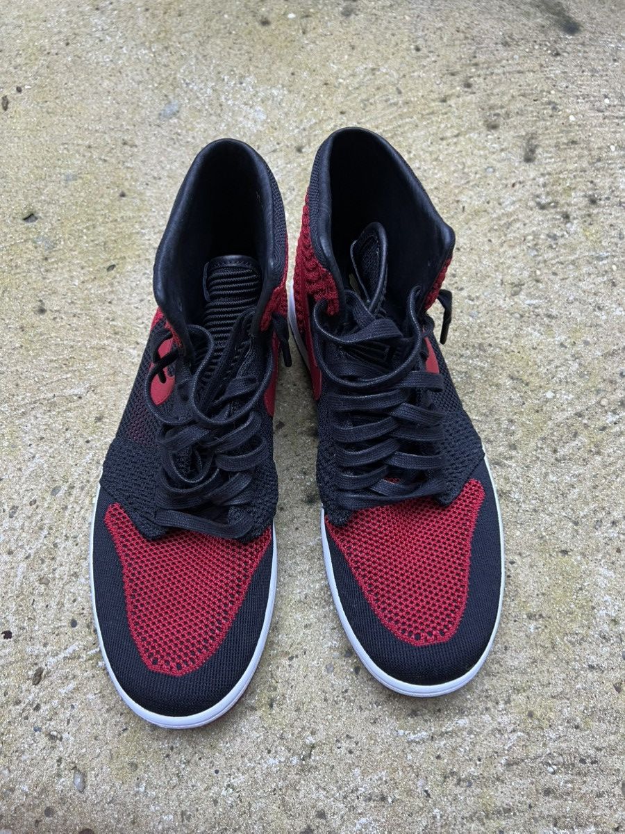 Jordan Brand Jordan 1 bred flyknit Size US 11 / EU 44 - 3 Thumbnail