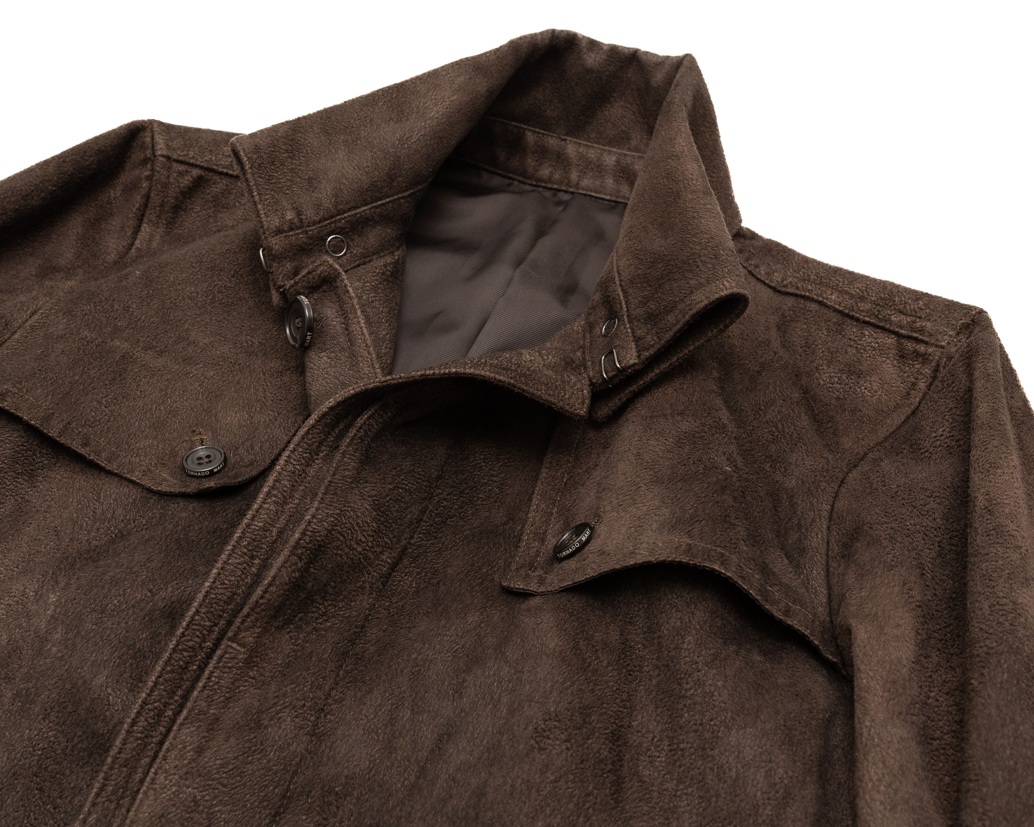Tornado Mart TORNADO MART Faux Suede Coat Size US M / EU 48-50 / 2 - 2 Thumbnail