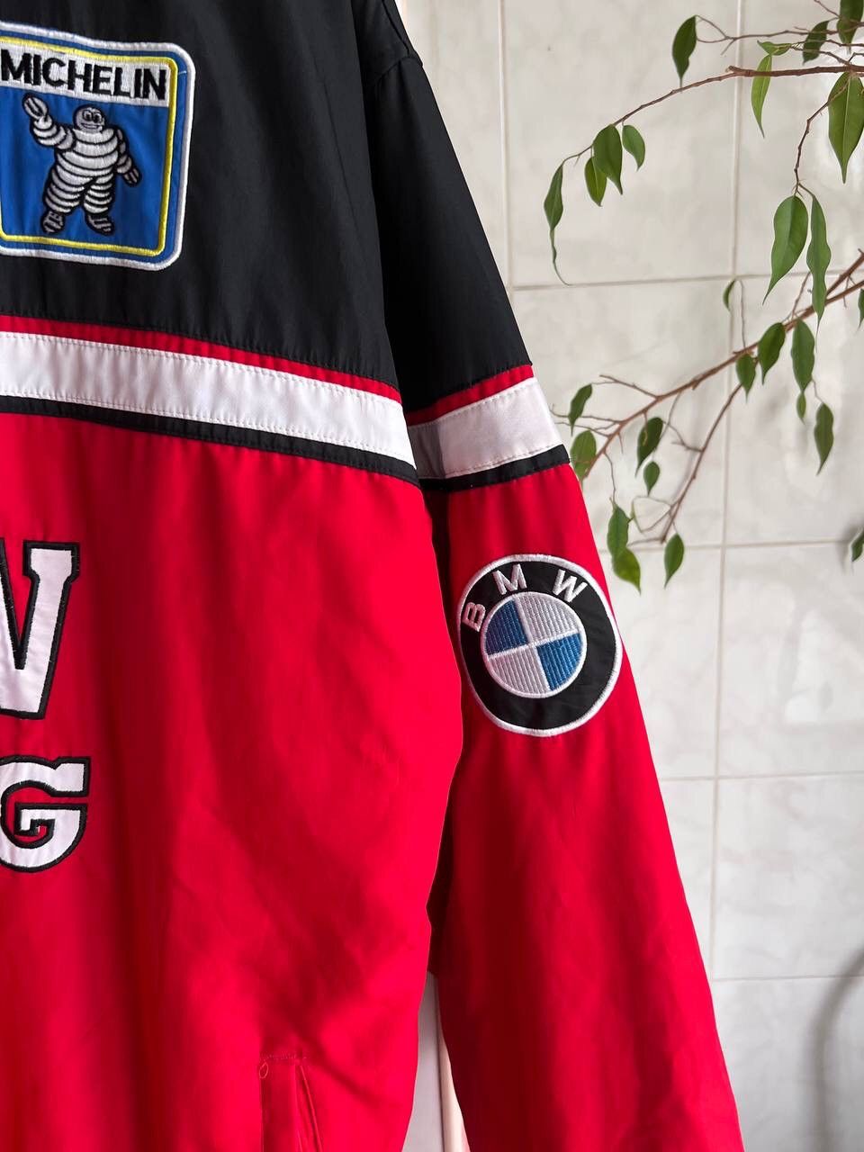 Vintage Vintage 90s BMW Racing Team Jacket Size XL Two side Size US XL / EU 56 / 4 - 5 Thumbnail