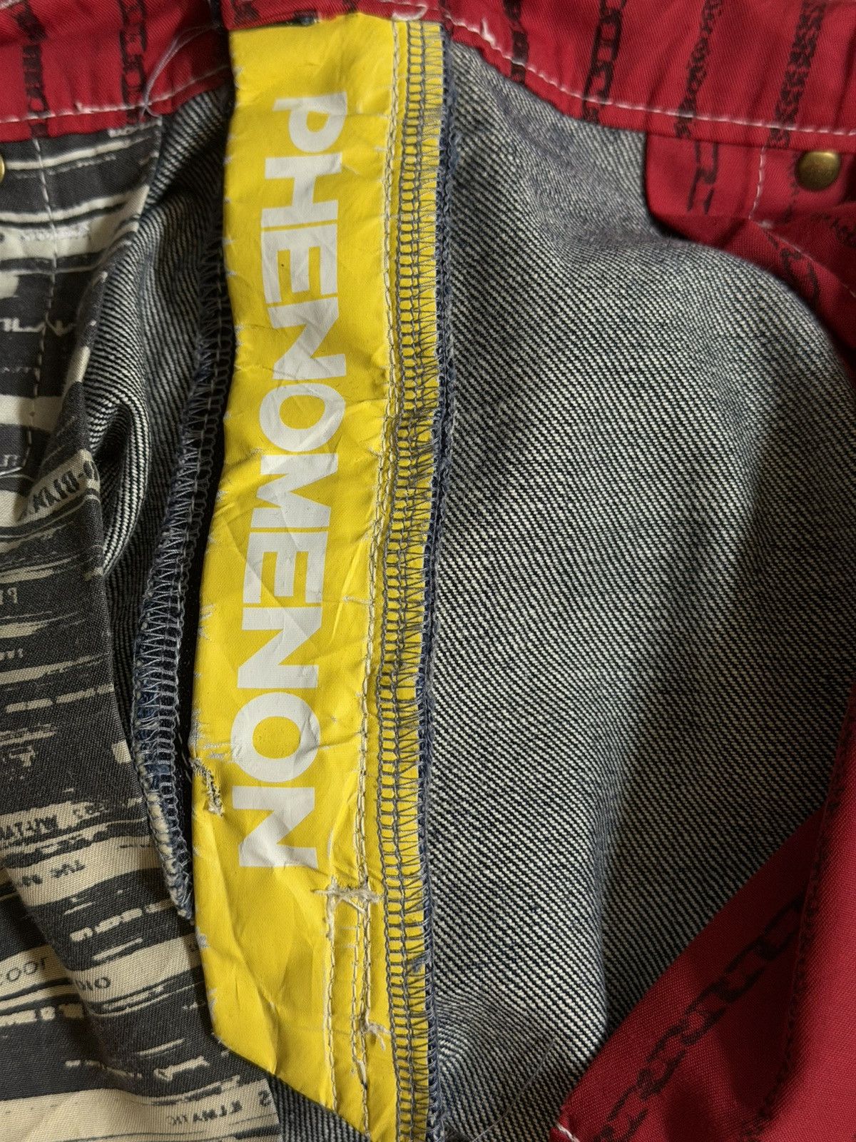 PHENOMENON Vintage 90s Japan Phenomenon Faded Whisker Distress Wide Leg Size US 36 / EU 52 - 8 Thumbnail