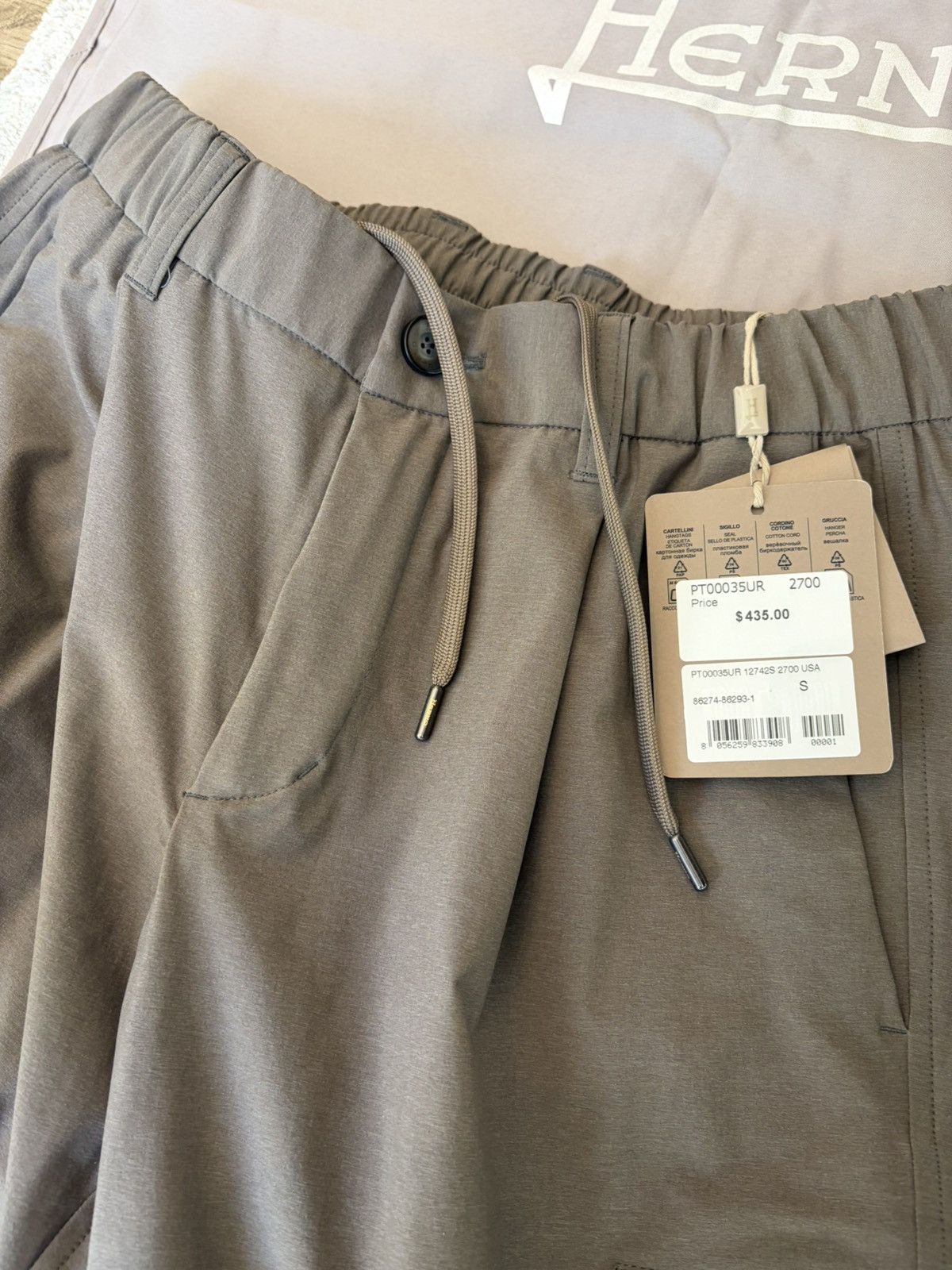 Herno Herno Resort Cargo Trousers Drawstring Luxury Pants Joggers Size US 32 / EU 48 - 12 Thumbnail