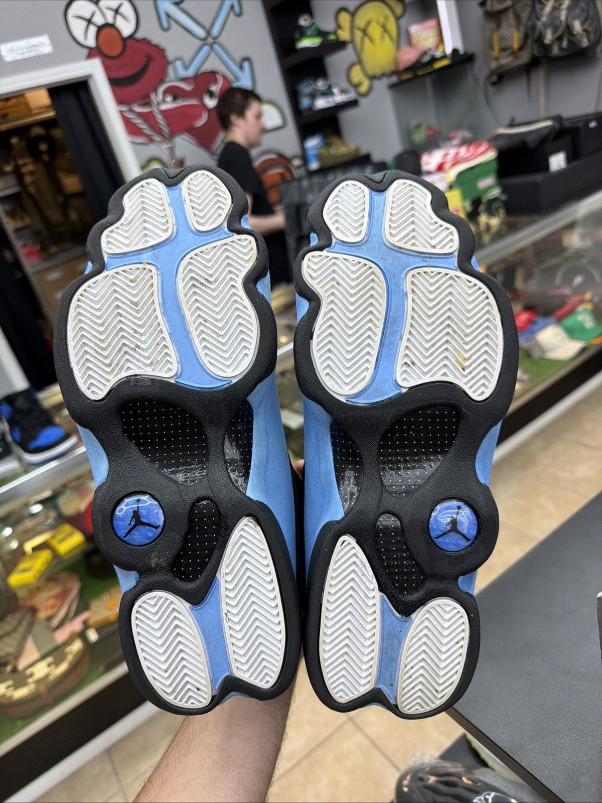 Jordan Brand Size 11 - Air Jordan Retro 13 Black University Blue White Size US 11 / EU 44 - 13 Thumbnail