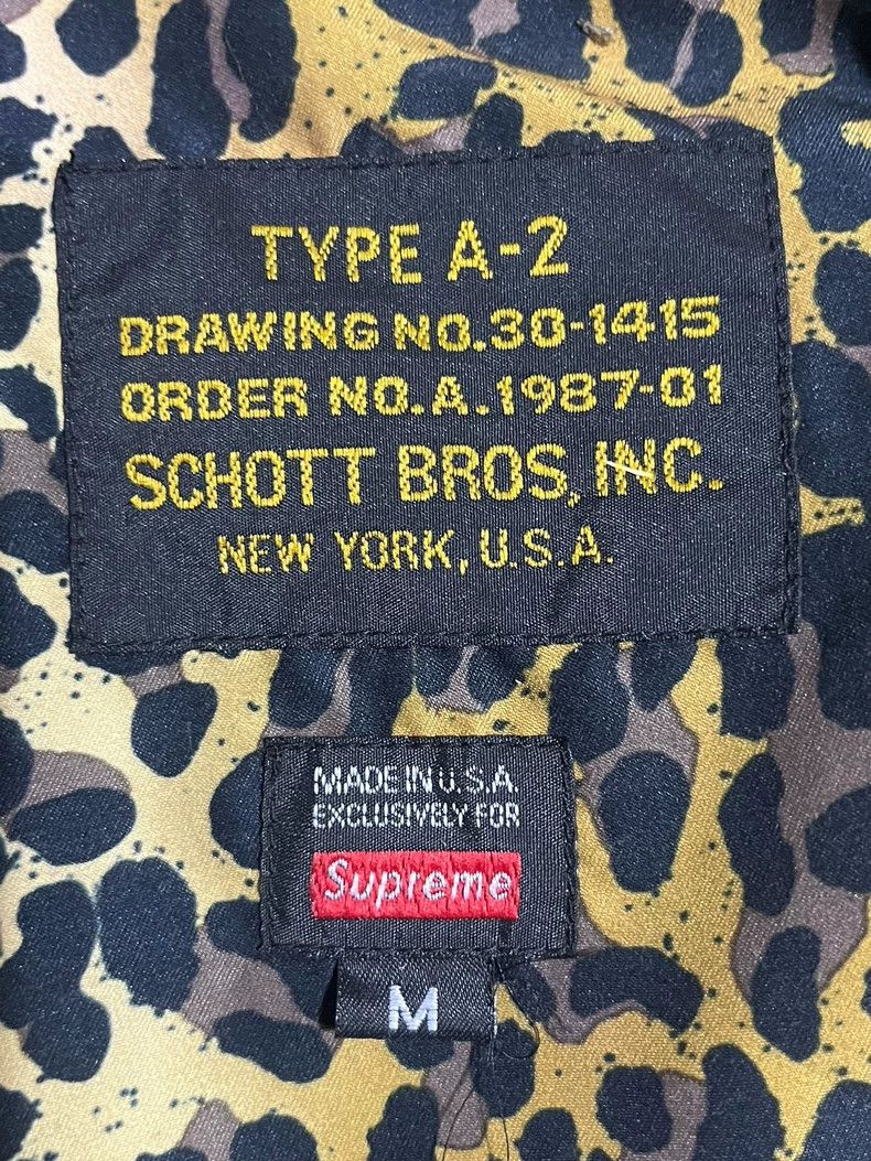 Schott Schott Co-branded buffalo leather leopard print leather ja Size US M / EU 48-50 / 2 - 4 Thumbnail