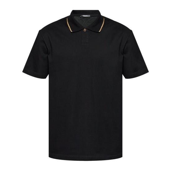Versace VERSACE Men Polo Shirts 1A13525 1018857 1B000 BLACK Size US XXL / EU 58 / 5 - 1 Thumbnail