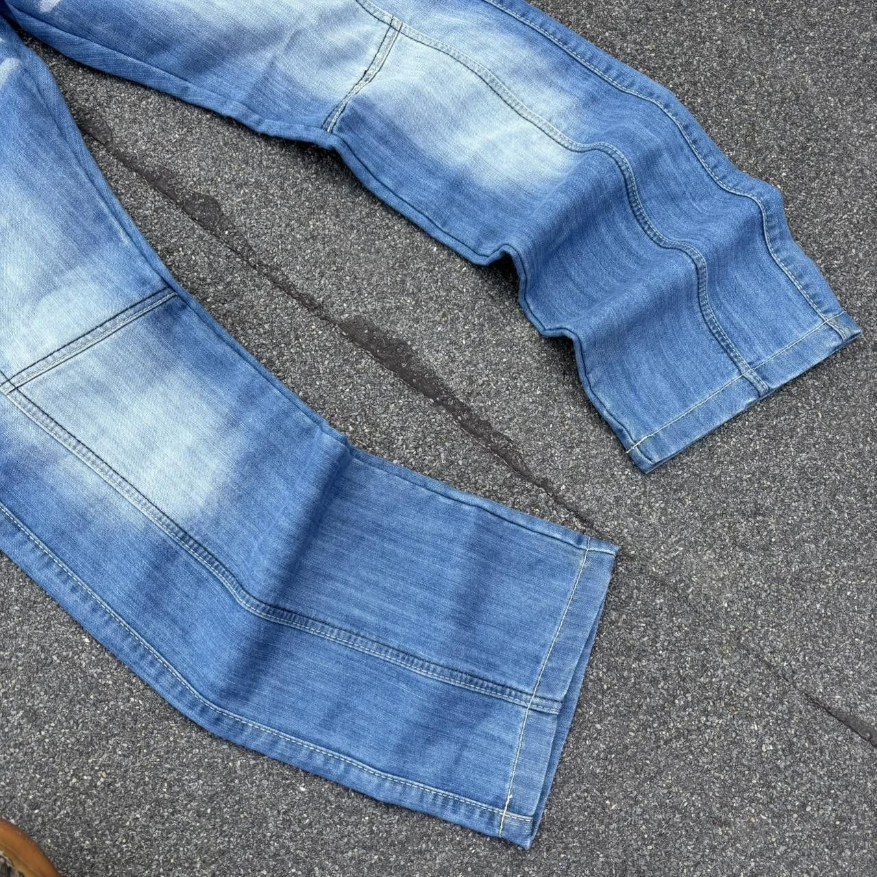 Japanese Brand × Vintage Vintage y2k 90s acid wash japanese archive style jeans Size US 34 / EU 50 - 4 Thumbnail