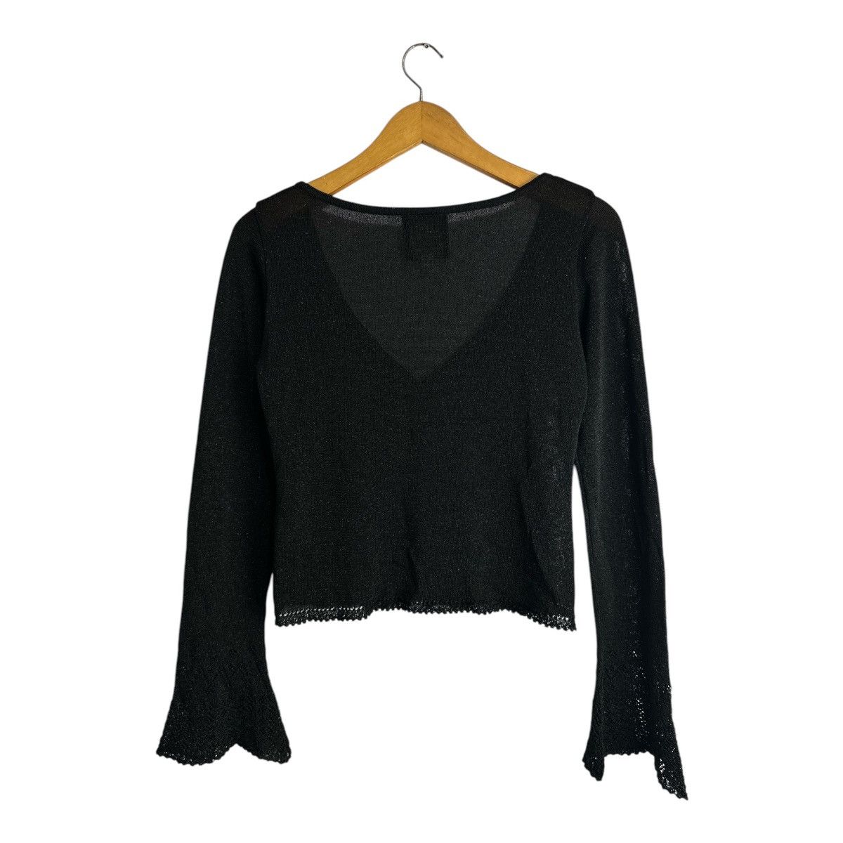 Issey Miyake CROPPED JAPANESE UNDEFINED SHIRT FLARED SLEEVE ISSEY STYLE Size S / US 4 / IT 40 - 2 Thumbnail