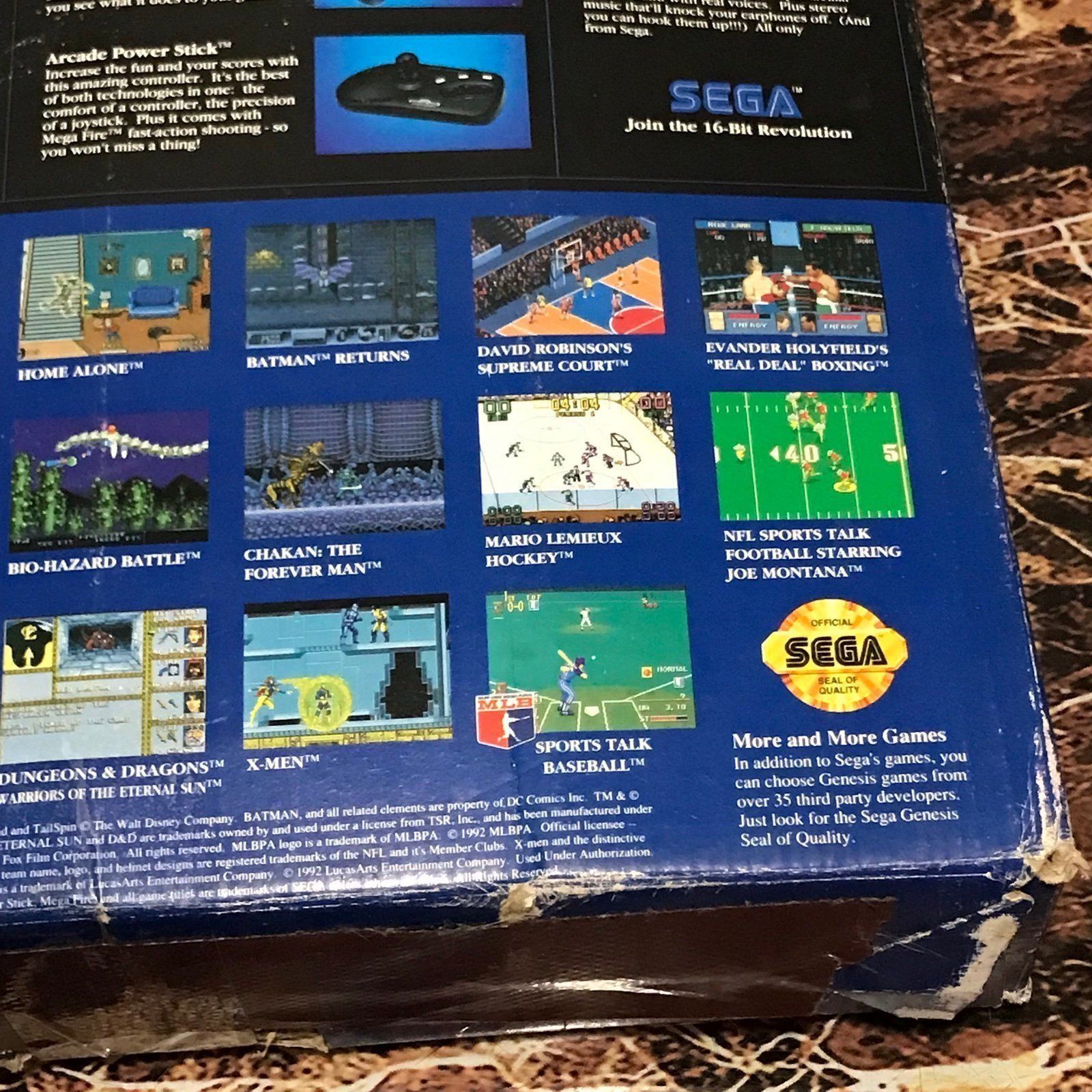 Other Sega Genesis 16-bit System W/ Alien Storm Size ONE SIZE - 6 Thumbnail