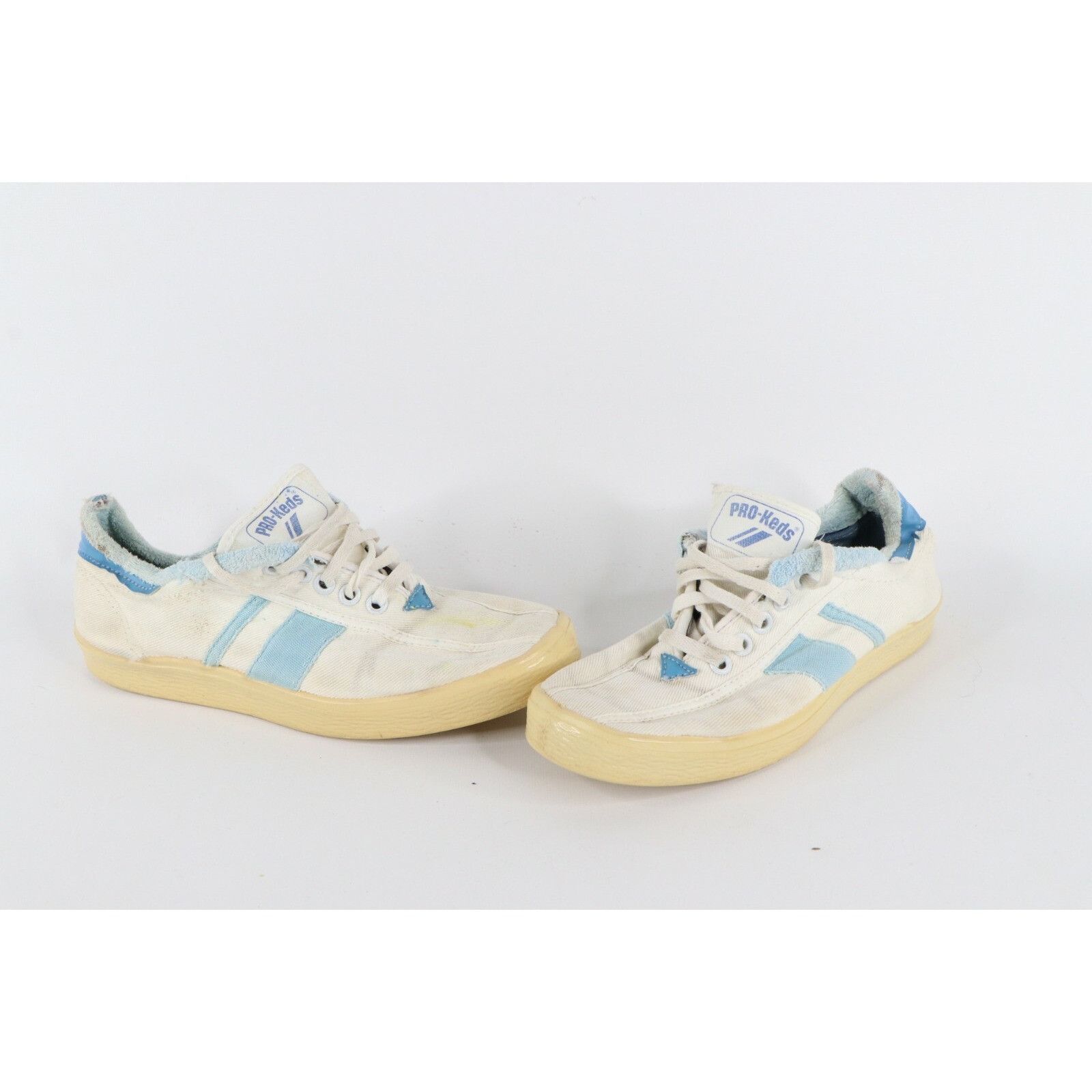 Keds Vintage 80s Pro Keds Distressed Canvas Striped Shoes Size US 6 / IT 36 - 1 Thumbnail