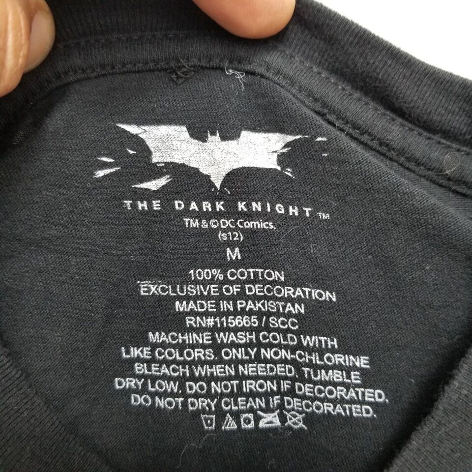 DC Comics Batman Shirt Men Medium Short Sleeve Dark Night With Cape Size US M / EU 48-50 / 2 - 4 Thumbnail