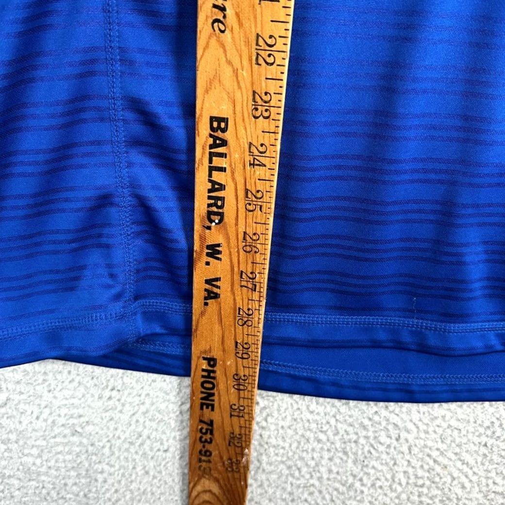 Adidas Adidas Golf Polo Shirt Mens XL Climalite Blue Stripe Athletic Short Sleeve Rugby Size US XL / EU 56 / 4 - 7 Thumbnail
