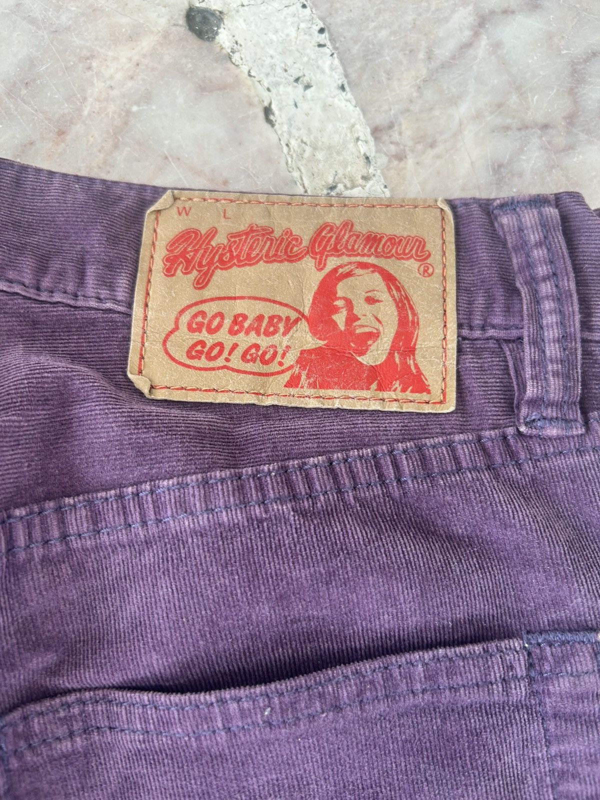 Hysteric Glamour Hysteric Glamour Slim Fit Corduroy Pants Purple Vintage Size 30" / US 8 / IT 44 - 10 Thumbnail