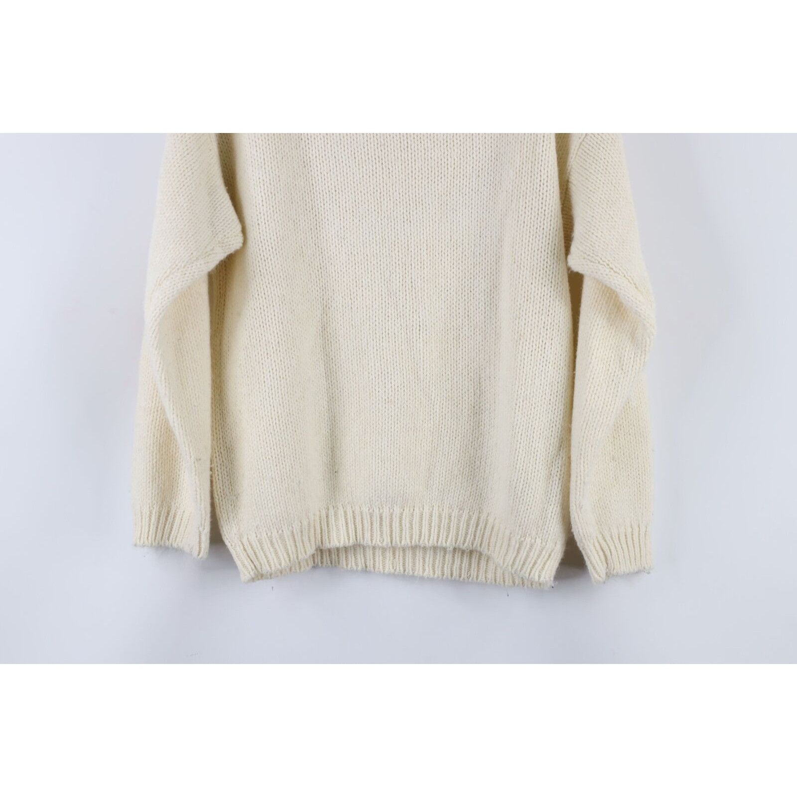 Vintage Vintage 70s Streetwear Distressed Wool Blend Kit Sweater Size M / US 6-8 / IT 42-44 - 9 Thumbnail