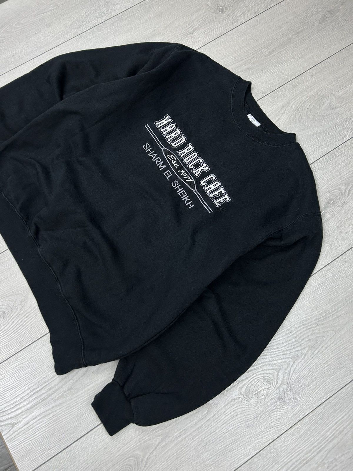 Hard Rock Cafe × Vintage Hard Rock Cafe Vintage Sharm el Sheikh Black Sweatshirt sz M Size US M / EU 48-50 / 2 - 2 Thumbnail