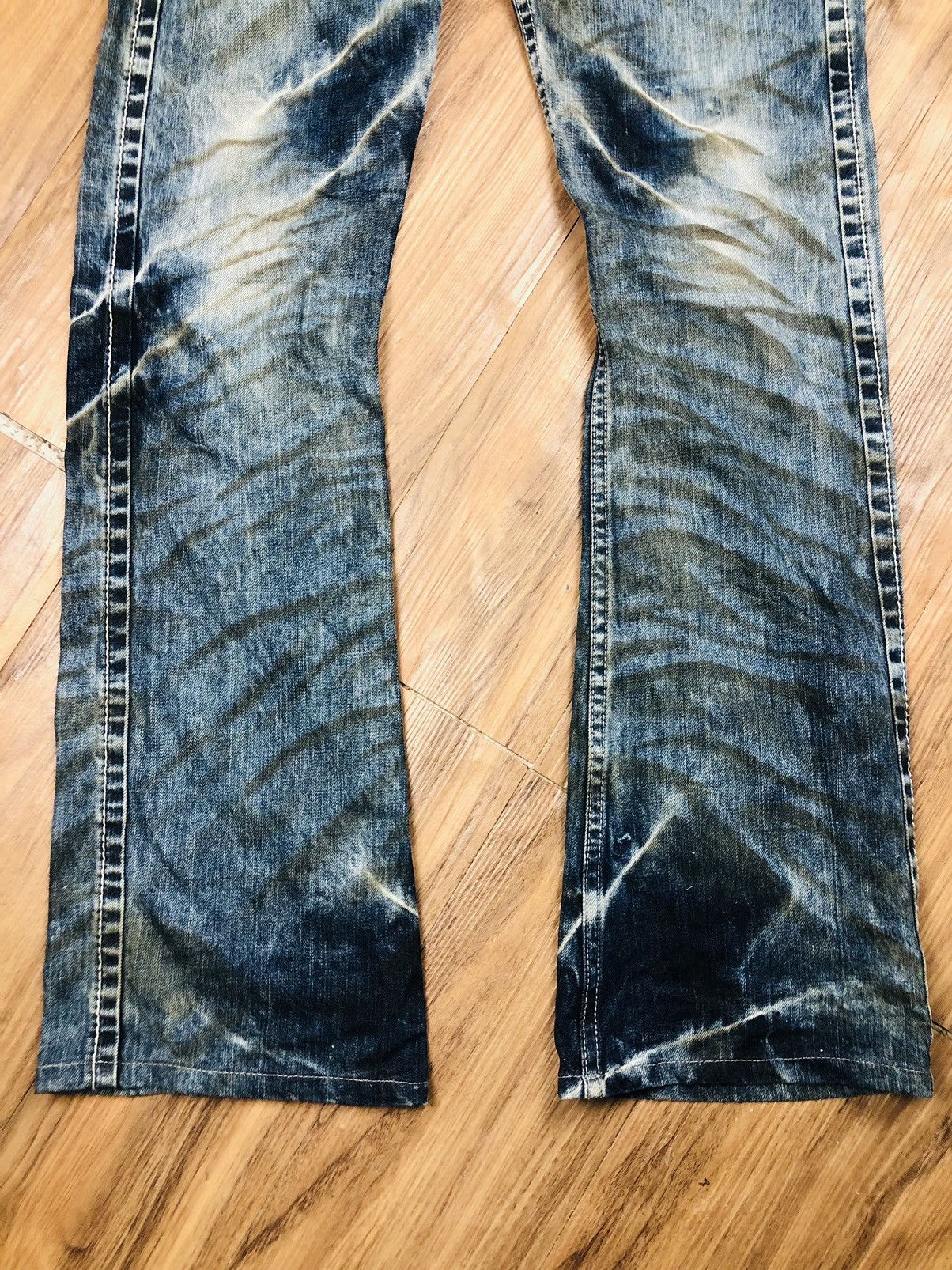Japanese Brand BlueWay Garments W38 Flare Bootcut (37) Size US 28 / EU 44 - 4 Thumbnail