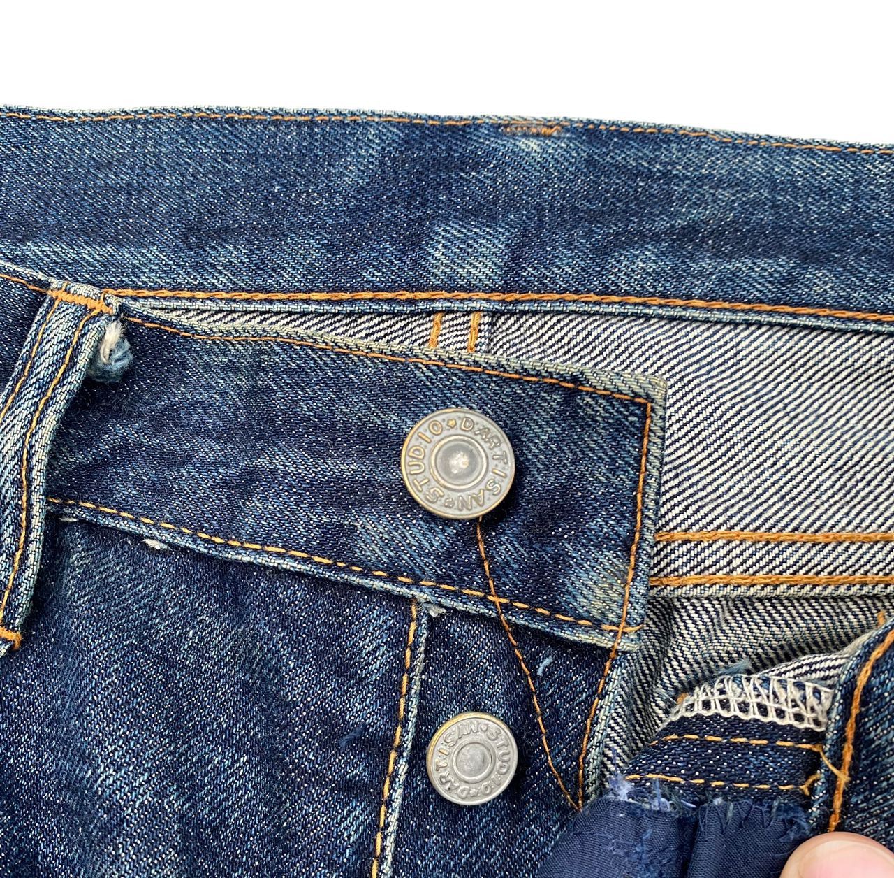 Japanese Brand 💥BOOTCUT💥VINTAGE SKULLS JEANS BY ANALCHEMIST DENIM Size US 30 / EU 46 - 5 Thumbnail