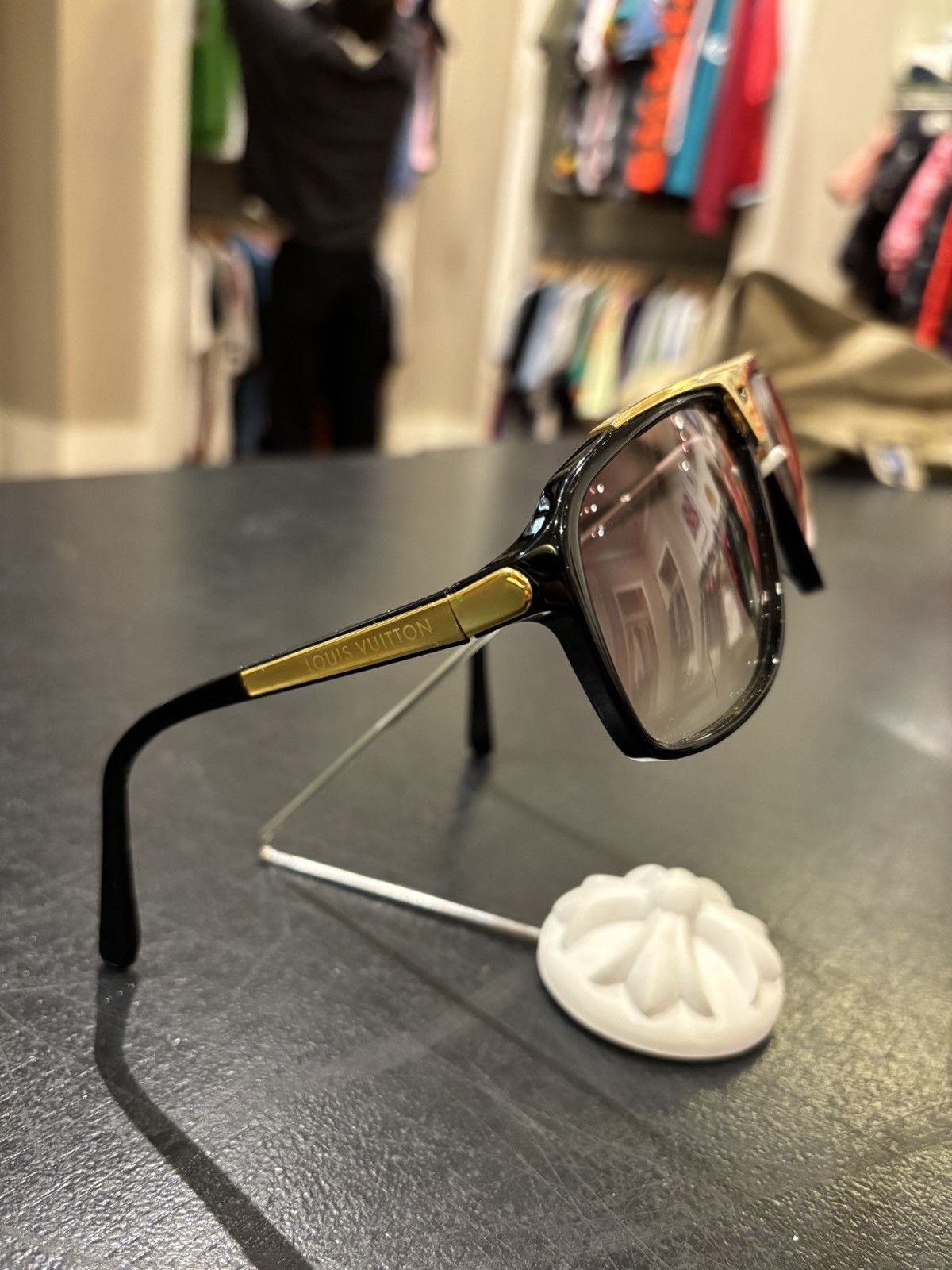 Louis Vuitton Louis Vuitton Evidence Millionaire Sunglasses Size ONE SIZE - 4 Thumbnail