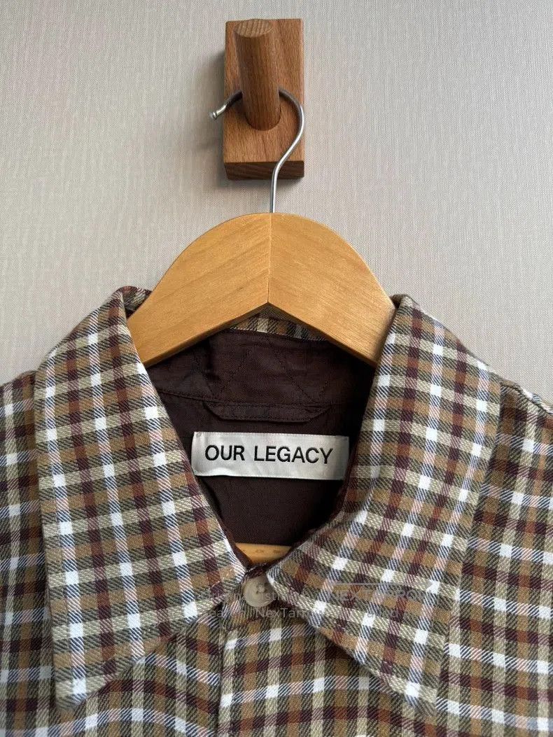 Our Legacy Our Legacy Brown Plaid Long Sleeve Shirt. Size US L / EU 52-54 / 3 - 2 Thumbnail