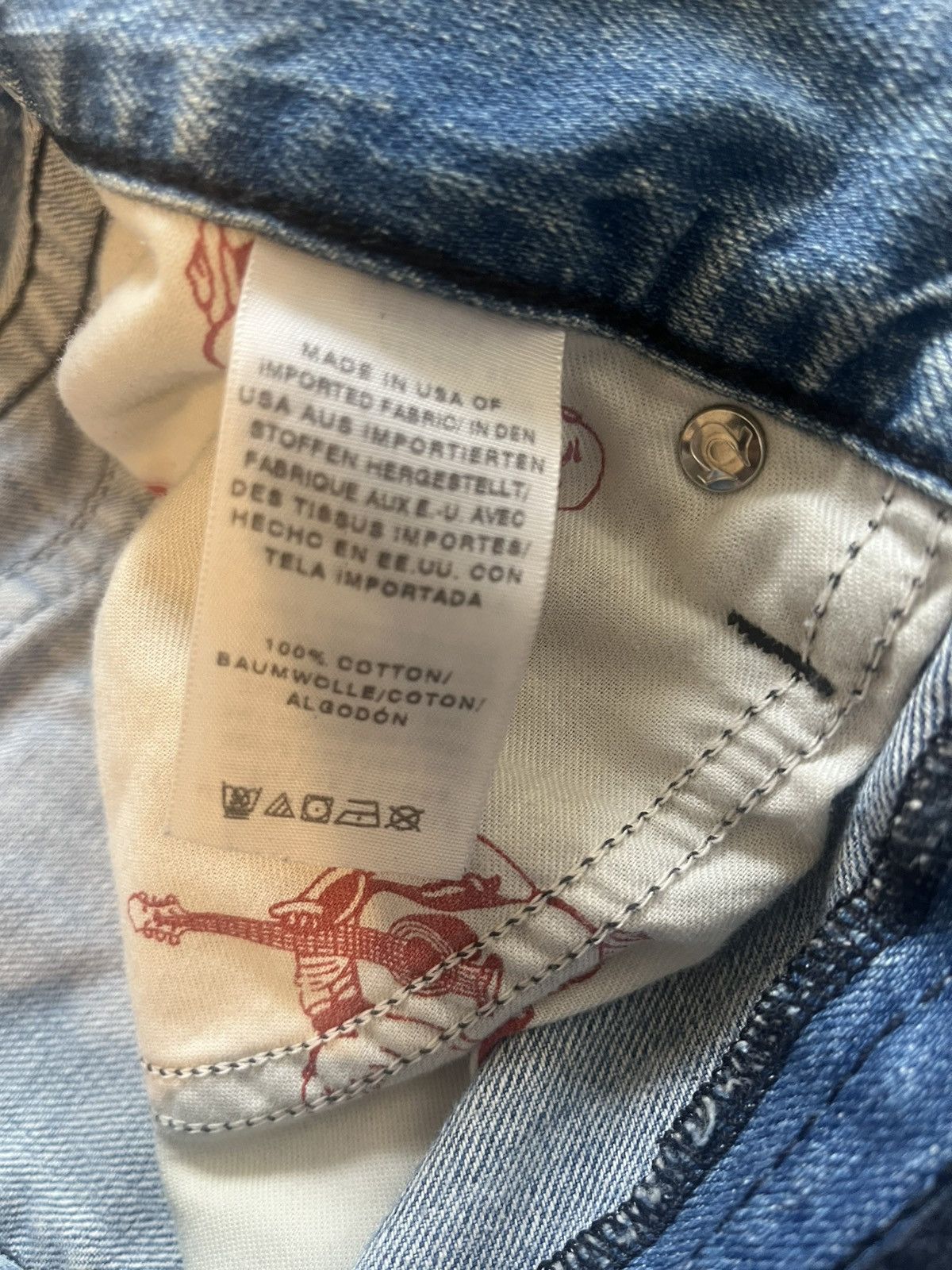 True Religion True Religion Straight leg Denim Jeans Size US 34 / EU 50 - 4 Thumbnail