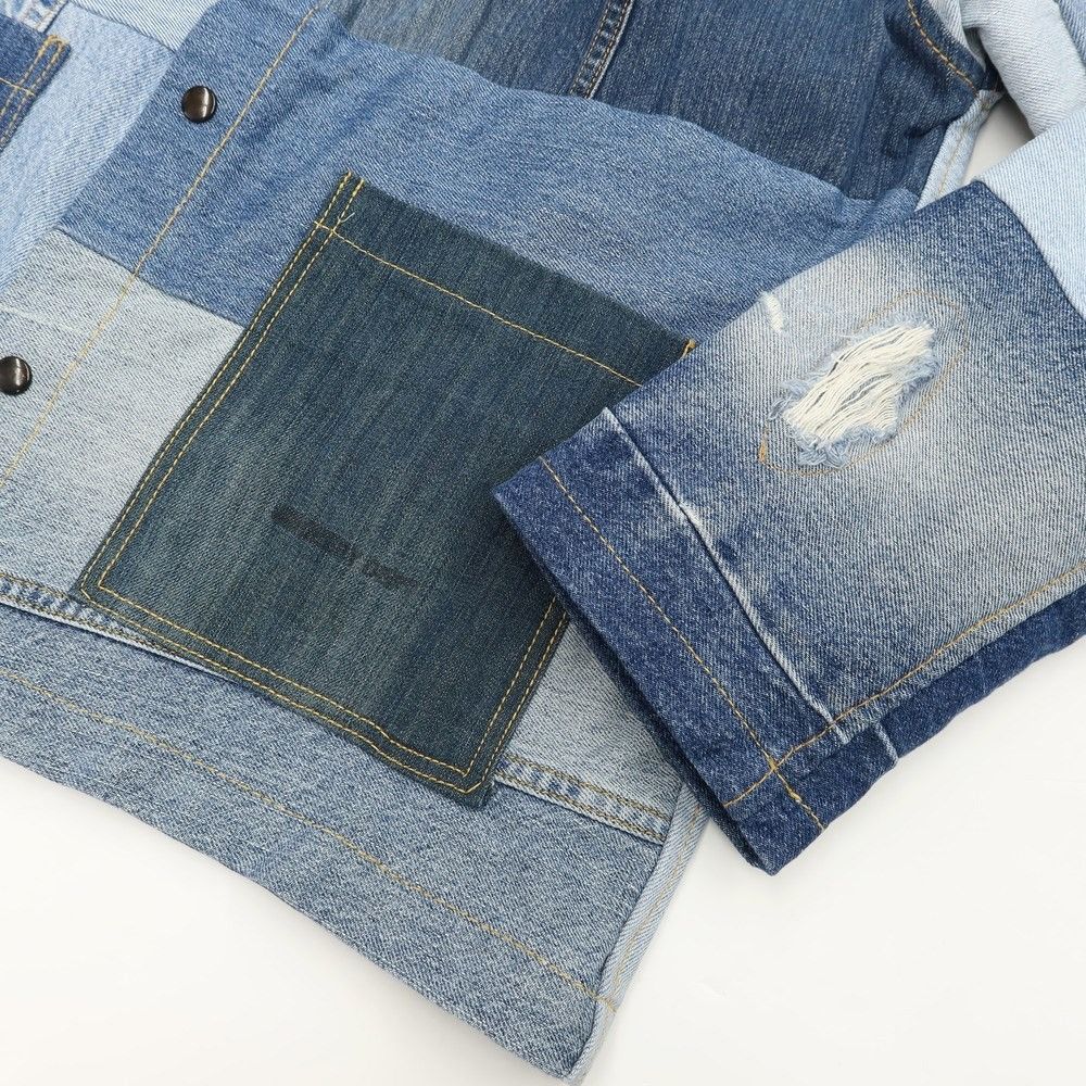 Gallery Dept. GALLERY DEPT. Patchwork Denim Jacket Blue M Size US M / EU 48-50 / 2 - 5 Thumbnail