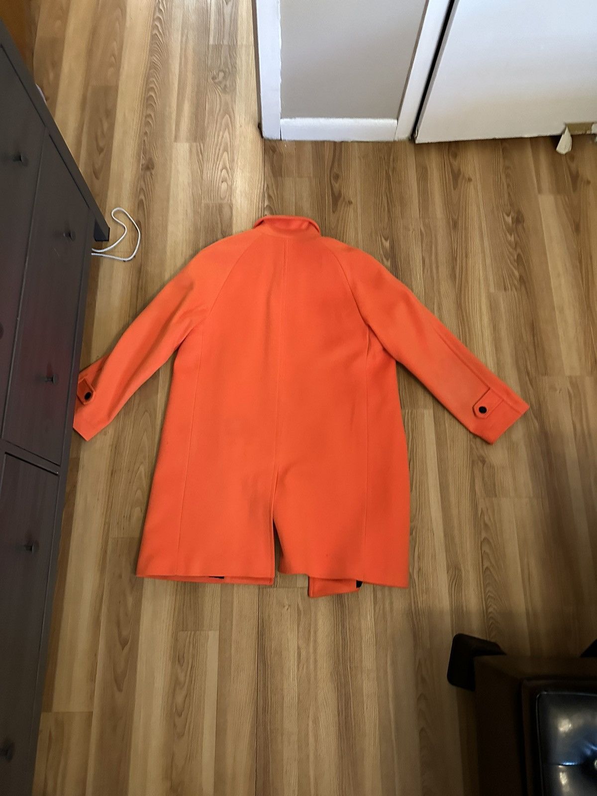 Supreme Supreme wool orange trench coat Size US M / EU 48-50 / 2 - 5 Thumbnail