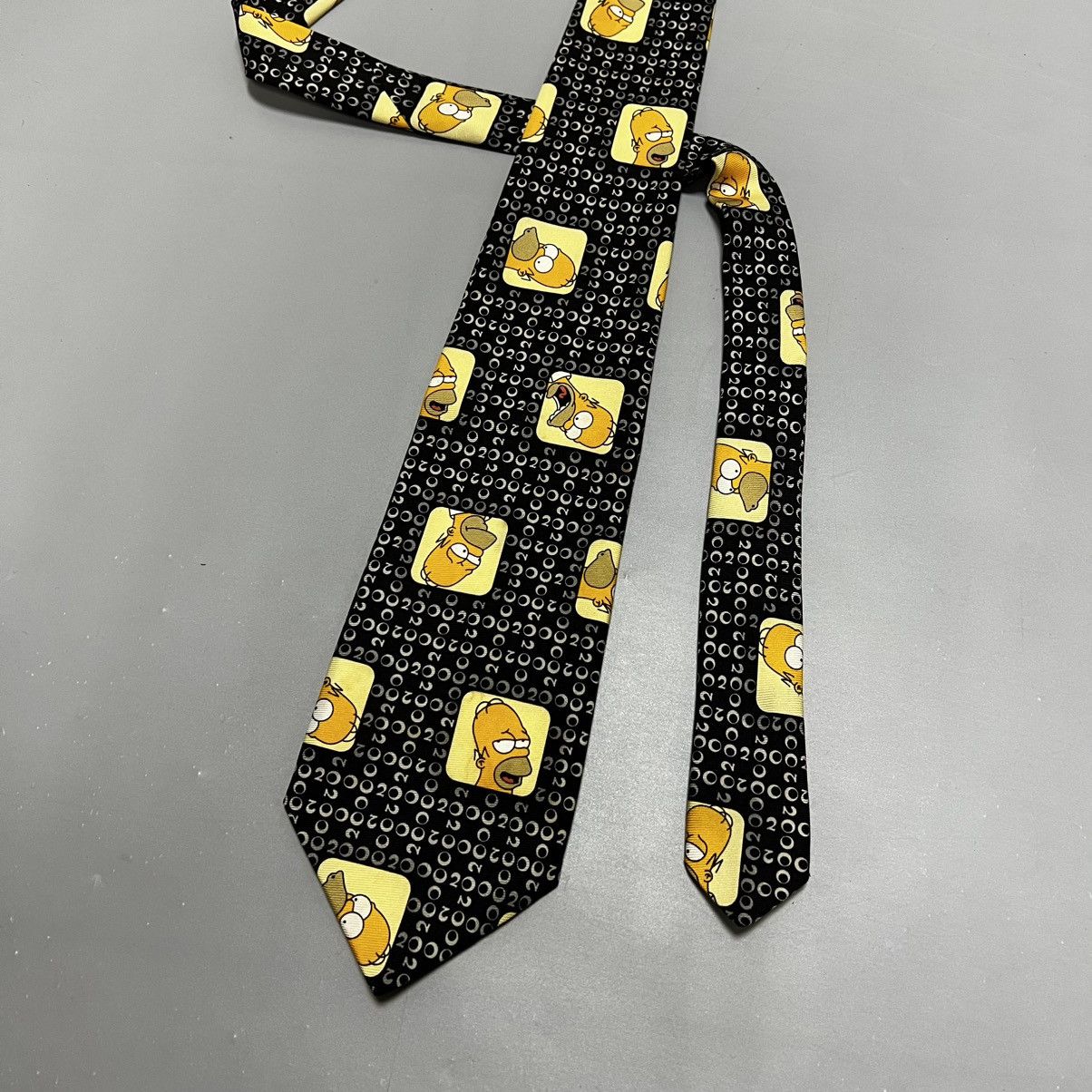 The Simpsons × Vintage Mens Vintage The Simpsons Homer Tie 00s Size ONE SIZE - 11 Thumbnail