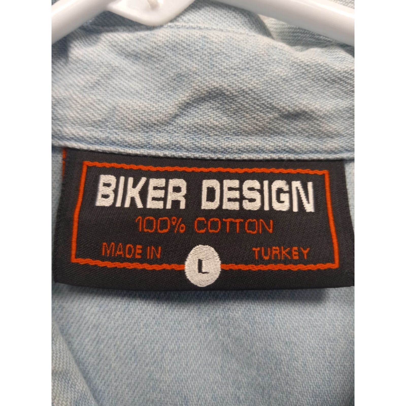 Harley Davidson Harley Davidson Shirt Men's Size L Denim Sleeveless Frayed Embroidered Emblem Size US L / EU 52-54 / 3 - 3 Thumbnail