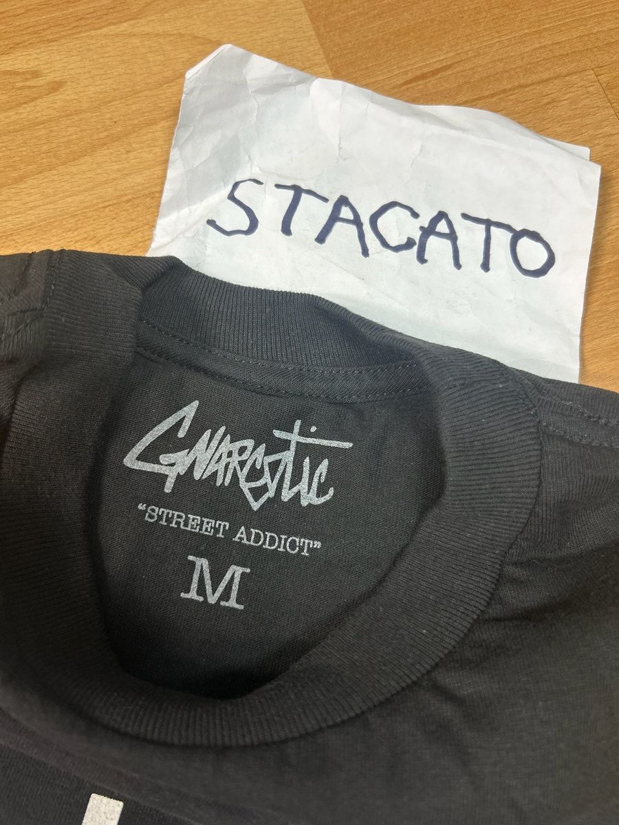 Gnarcotic × Rap Tees Gnarcotic Lil Gnar Fuck COVID-19 Tee Black Size US M / EU 48-50 / 2 - 6 Thumbnail