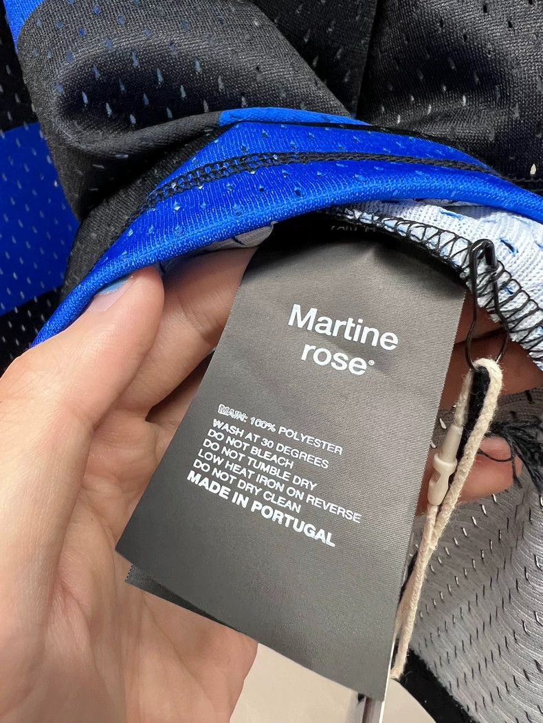 Martine Rose Martine Rose SS25 loose V-neck logo printed long football Size US S / EU 44-46 / 1 - 4 Thumbnail
