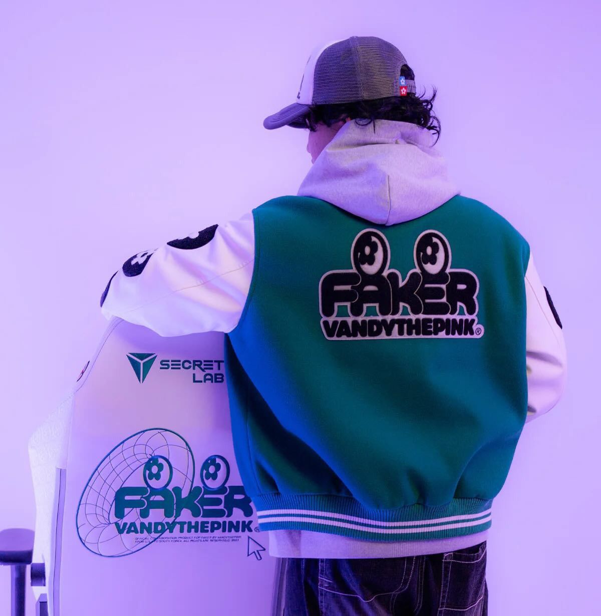 Vandy The Pink Vandy the Pink x Faker Varsity Jacket Size L Size US L / EU 52-54 / 3 - 2 Thumbnail