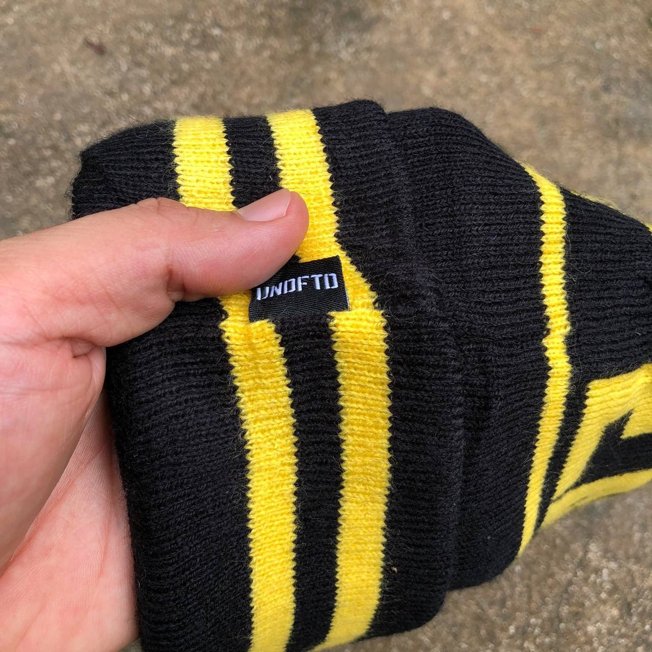 Undefeated Undefeated Spell Out Beanie Hat Cuffed Japanese Beanie Size ONE SIZE - 4 Thumbnail