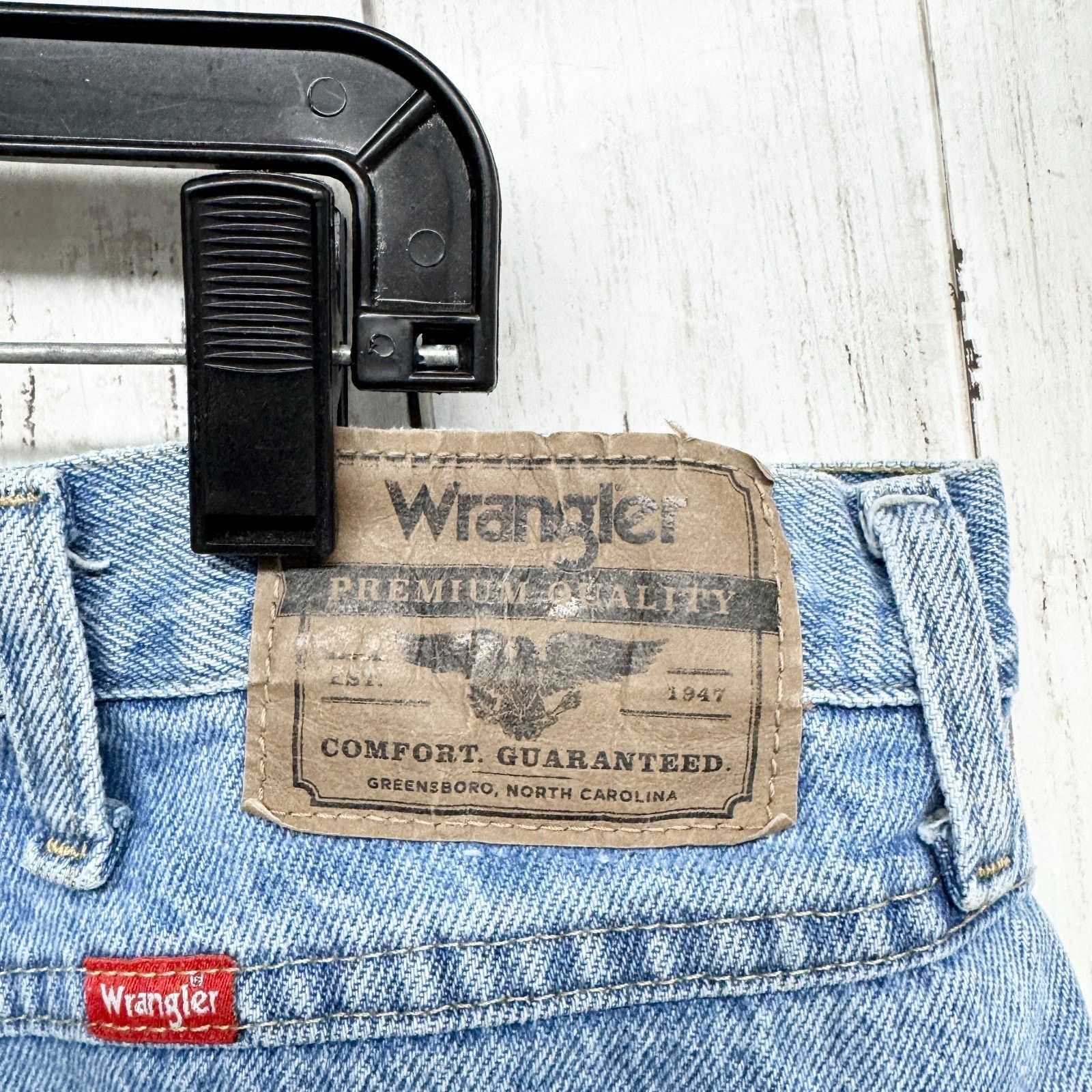 Wrangler Wrangler Pants Sz 40X30 Cotton Denim Relaxed Straight Jeans Size US 40 / EU 56 - 6 Thumbnail