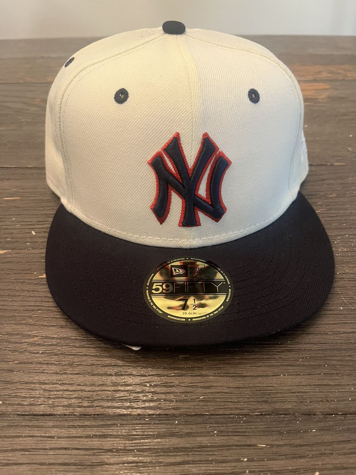 New Era Hatclub Ivory Pack New York Yankees Size 7 1/2 Size ONE SIZE - 1 Thumbnail