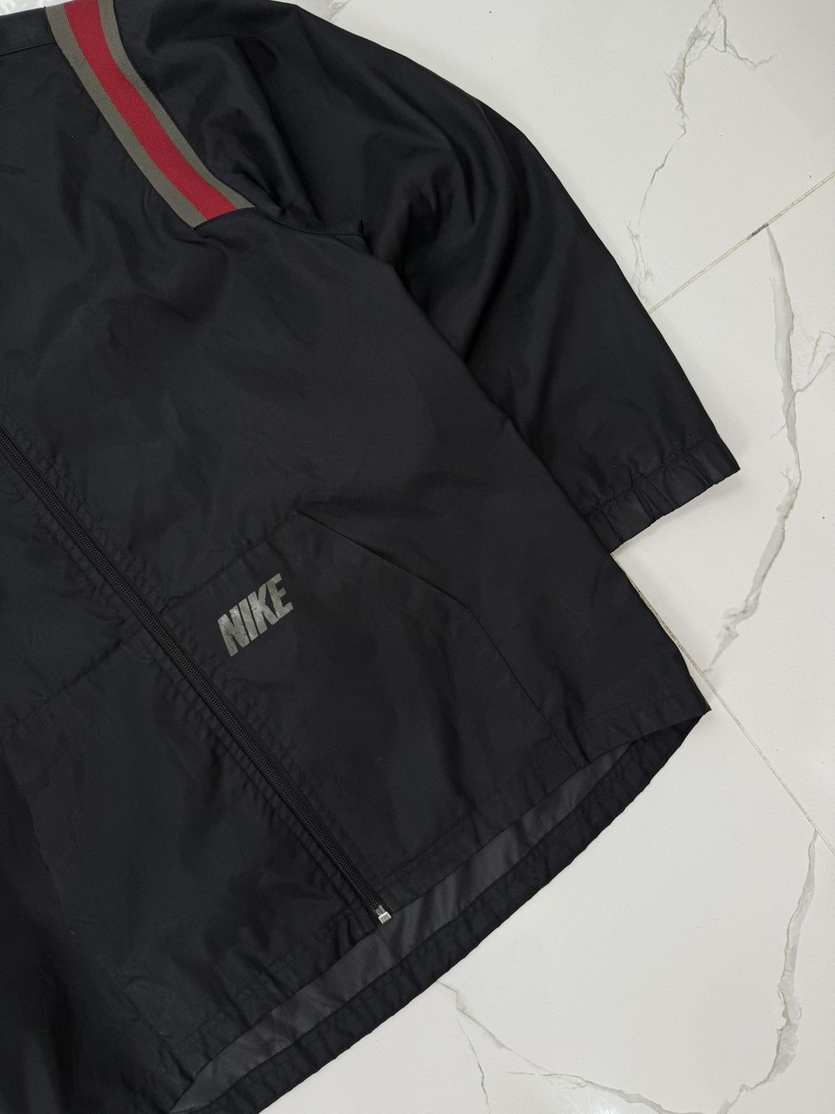 Nike 90’s NIKE RARE BIG LOGO RETRO Y2K ZIP SWOOSH NYLON JACKET Size US L / EU 52-54 / 3 - 3 Thumbnail