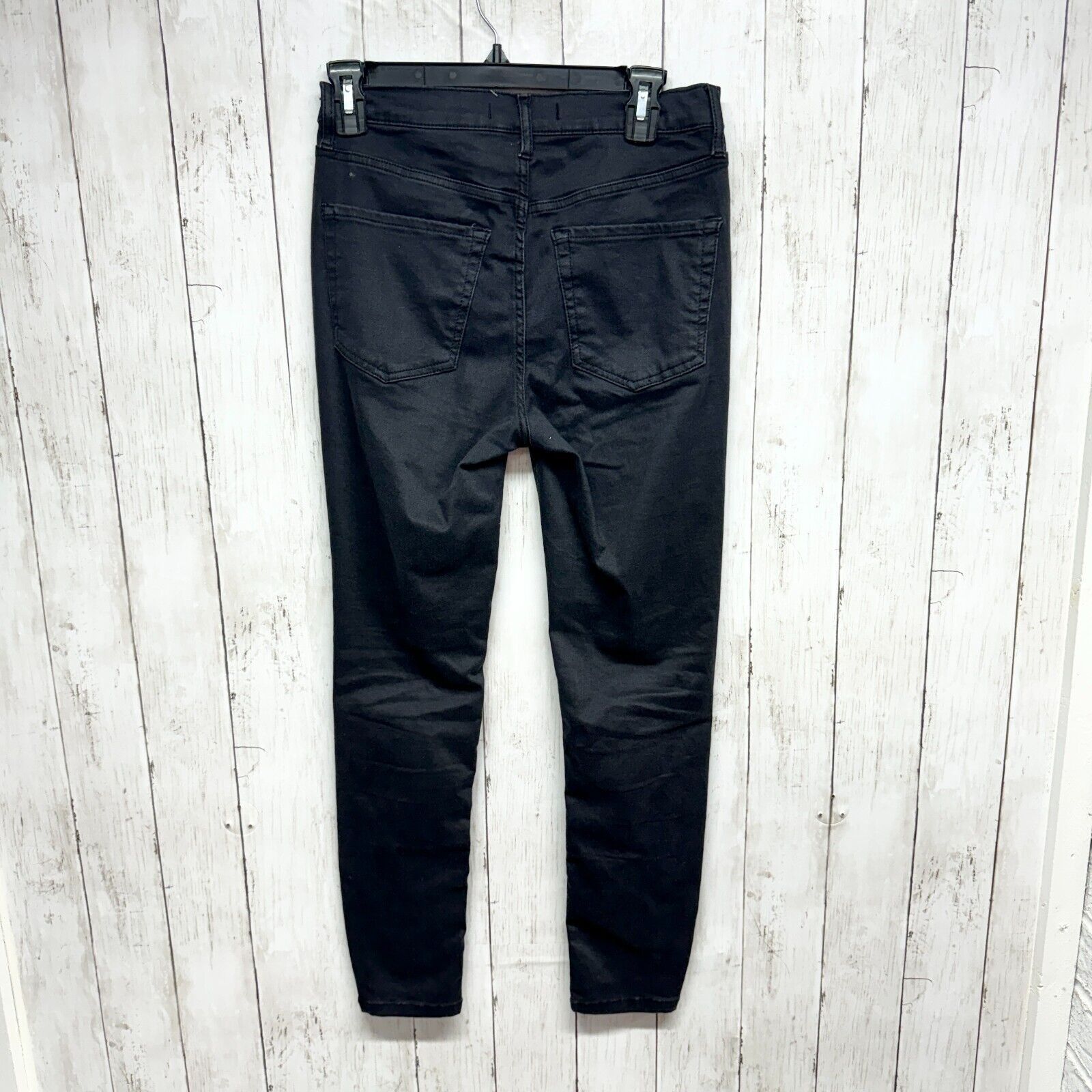 Free People Free People Sz 28 Jeans Distressed Ripped Skinny Mid-Rise Size 28" / US 6 / IT 42 - 3 Thumbnail
